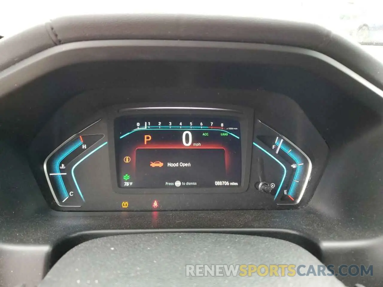 9 fotografías del automóvil dañado 5FNRL6H90KB114038 HONDA ODYSSEY 2019