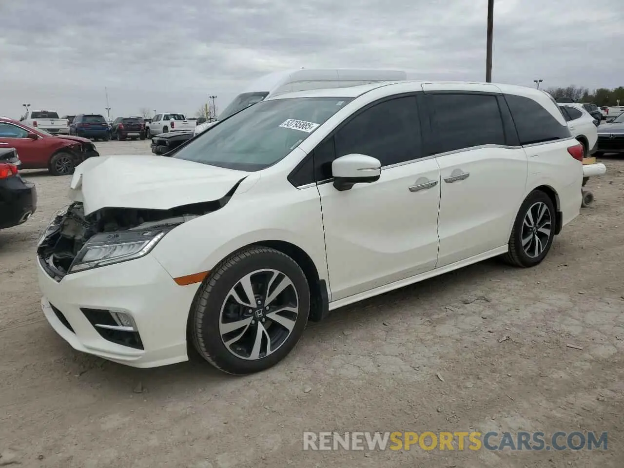 1 fotografías del automóvil dañado 5FNRL6H93KB069516 HONDA ODYSSEY 2019