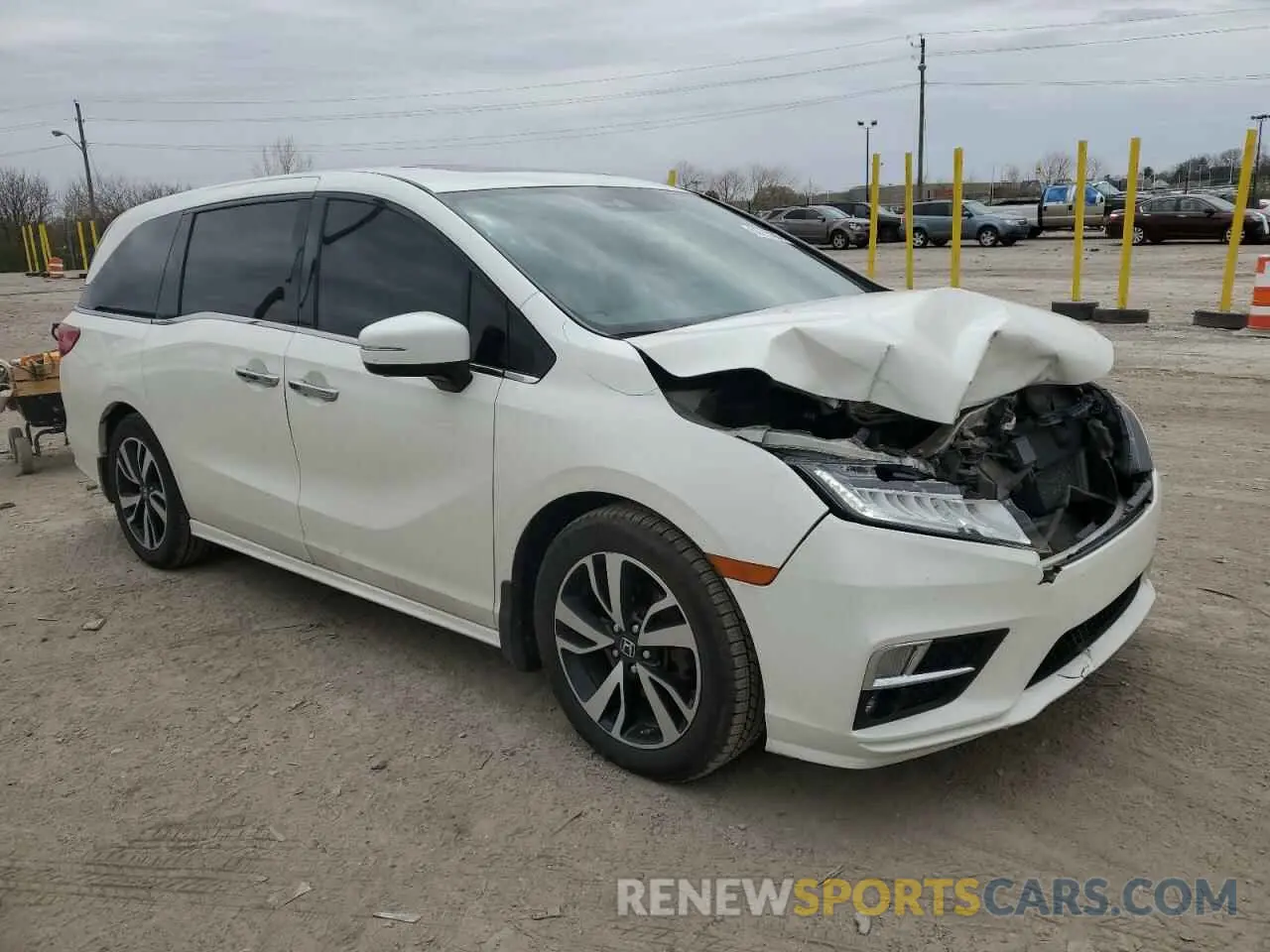 4 fotografías del automóvil dañado 5FNRL6H93KB069516 HONDA ODYSSEY 2019