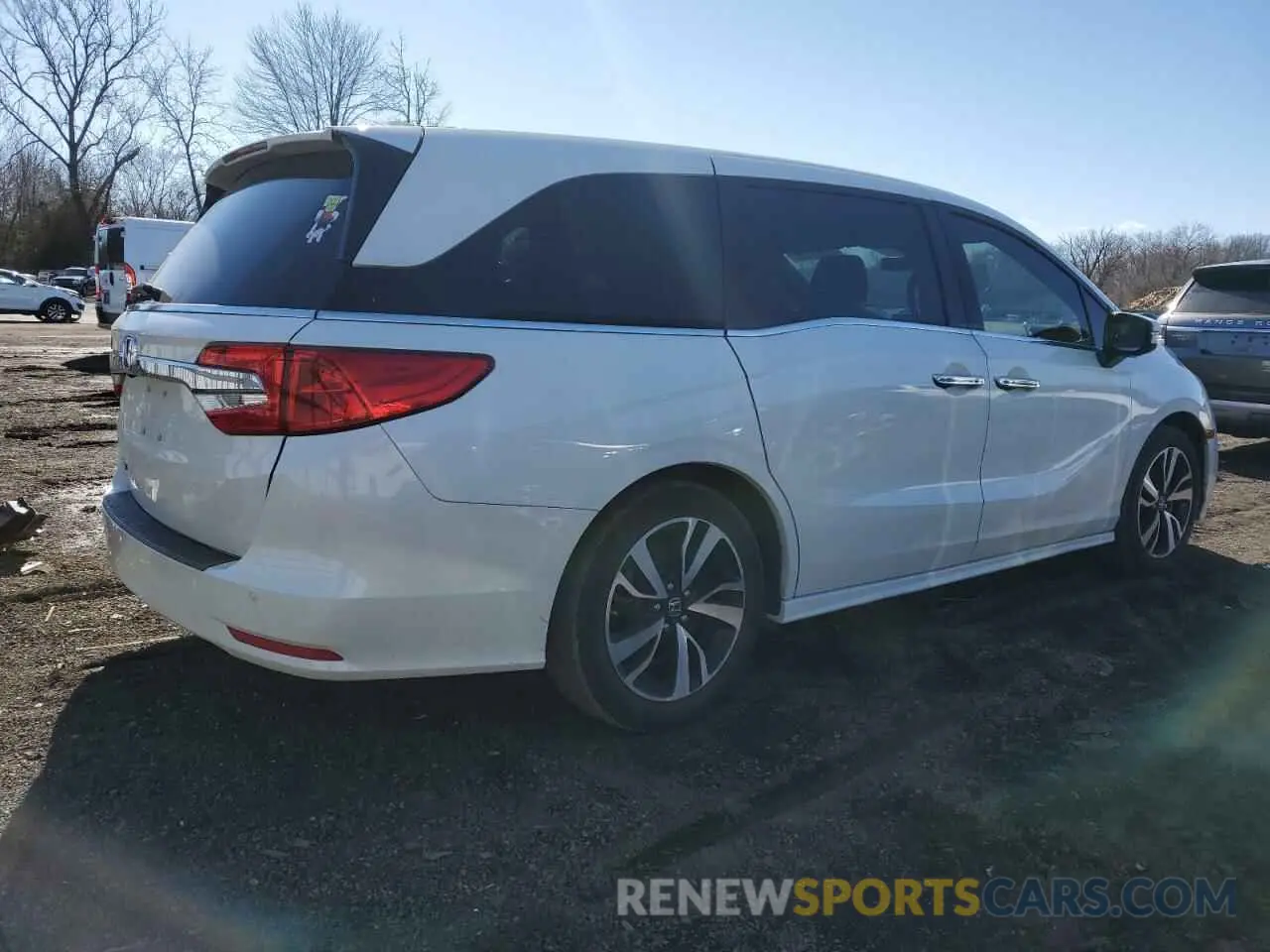 3 fotografías del automóvil dañado 5FNRL6H93KB072349 HONDA ODYSSEY 2019