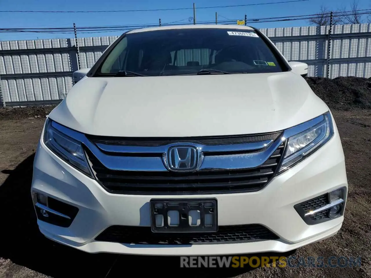 5 fotografías del automóvil dañado 5FNRL6H93KB072349 HONDA ODYSSEY 2019