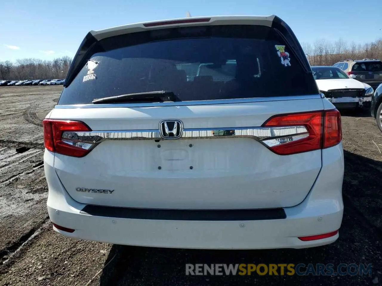6 fotografías del automóvil dañado 5FNRL6H93KB072349 HONDA ODYSSEY 2019