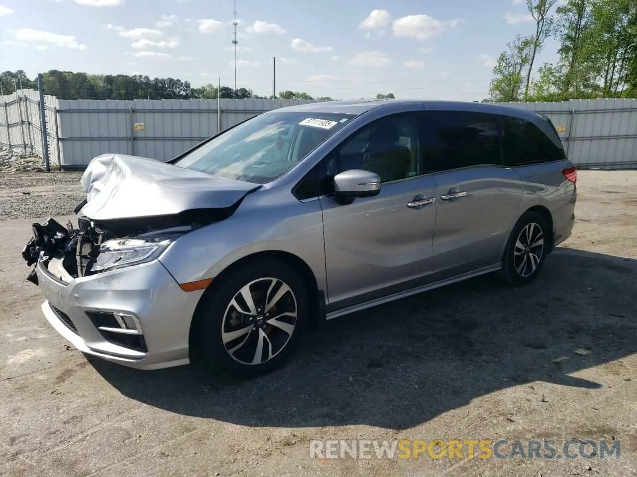 1 fotografías del automóvil dañado 5FNRL6H93KB095131 HONDA ODYSSEY 2019