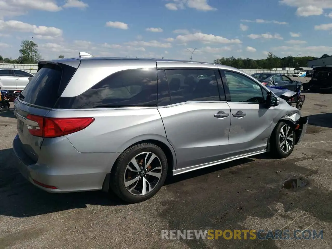 3 fotografías del automóvil dañado 5FNRL6H93KB095131 HONDA ODYSSEY 2019