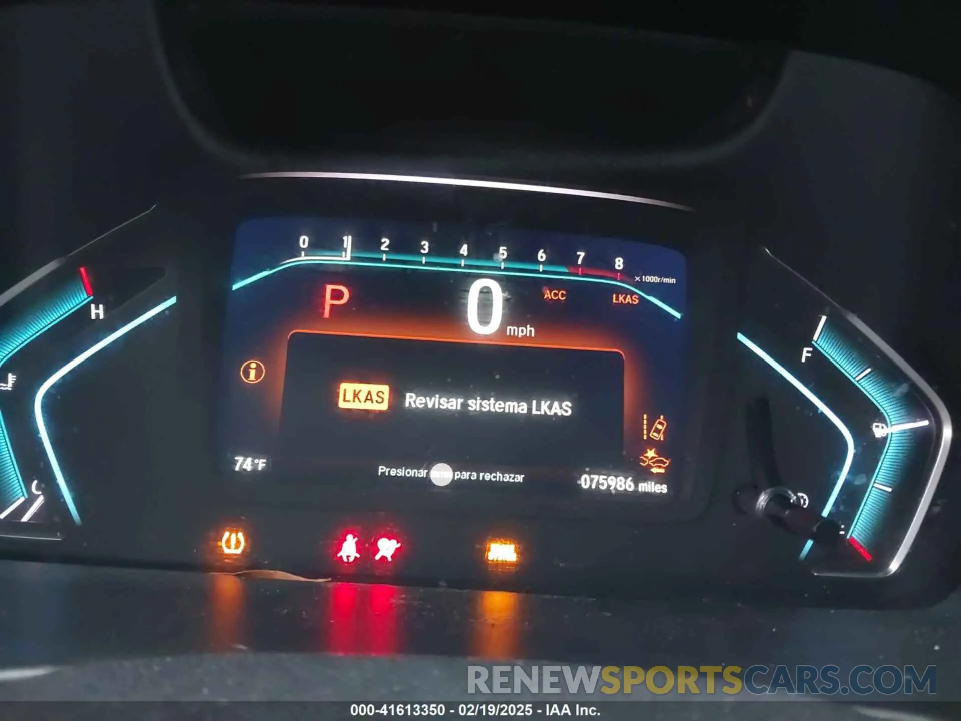 7 fotografías del automóvil dañado 5FNRL6H94KB109442 HONDA ODYSSEY 2019