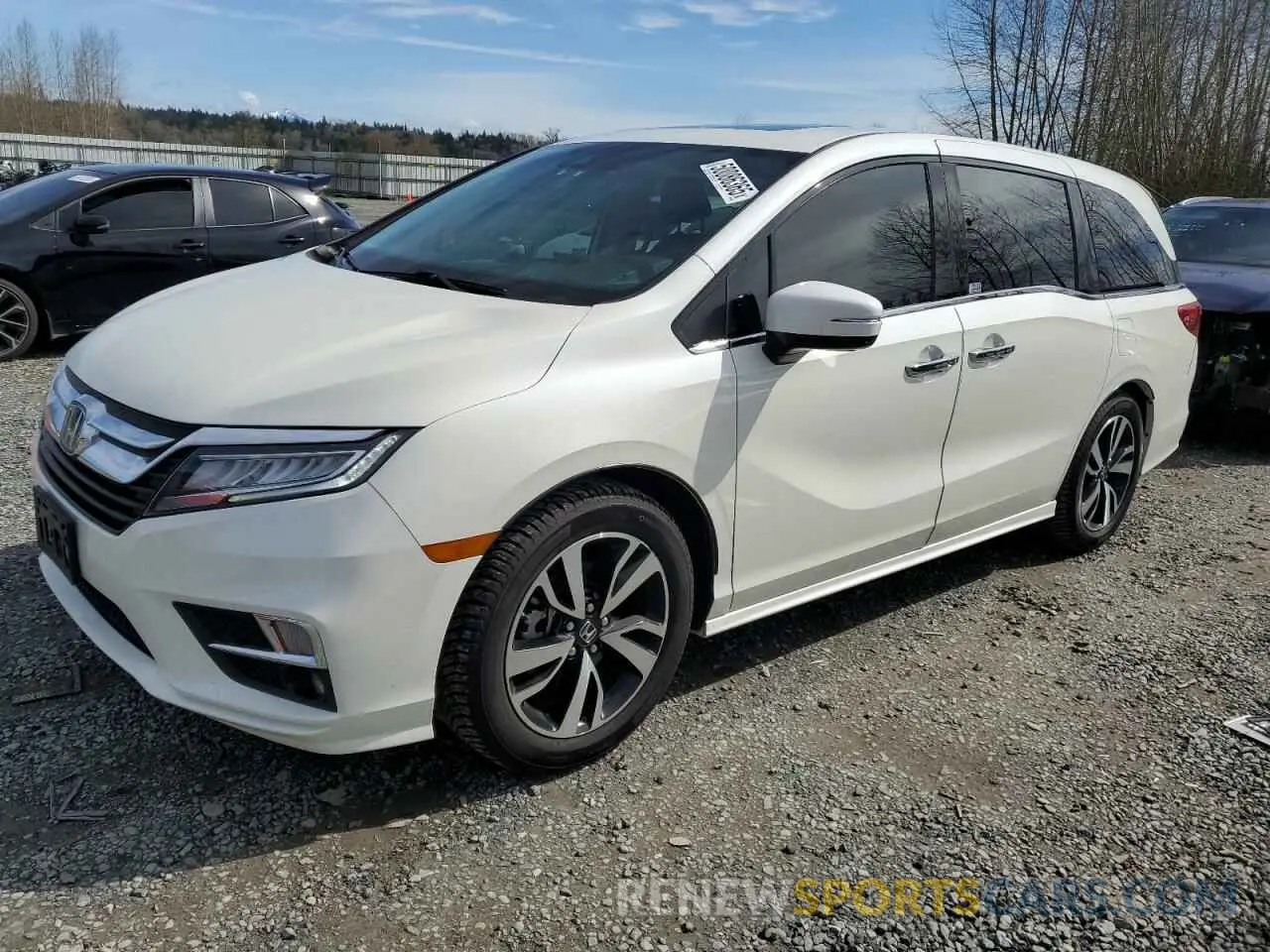 1 fotografías del automóvil dañado 5FNRL6H95KB022214 HONDA ODYSSEY 2019