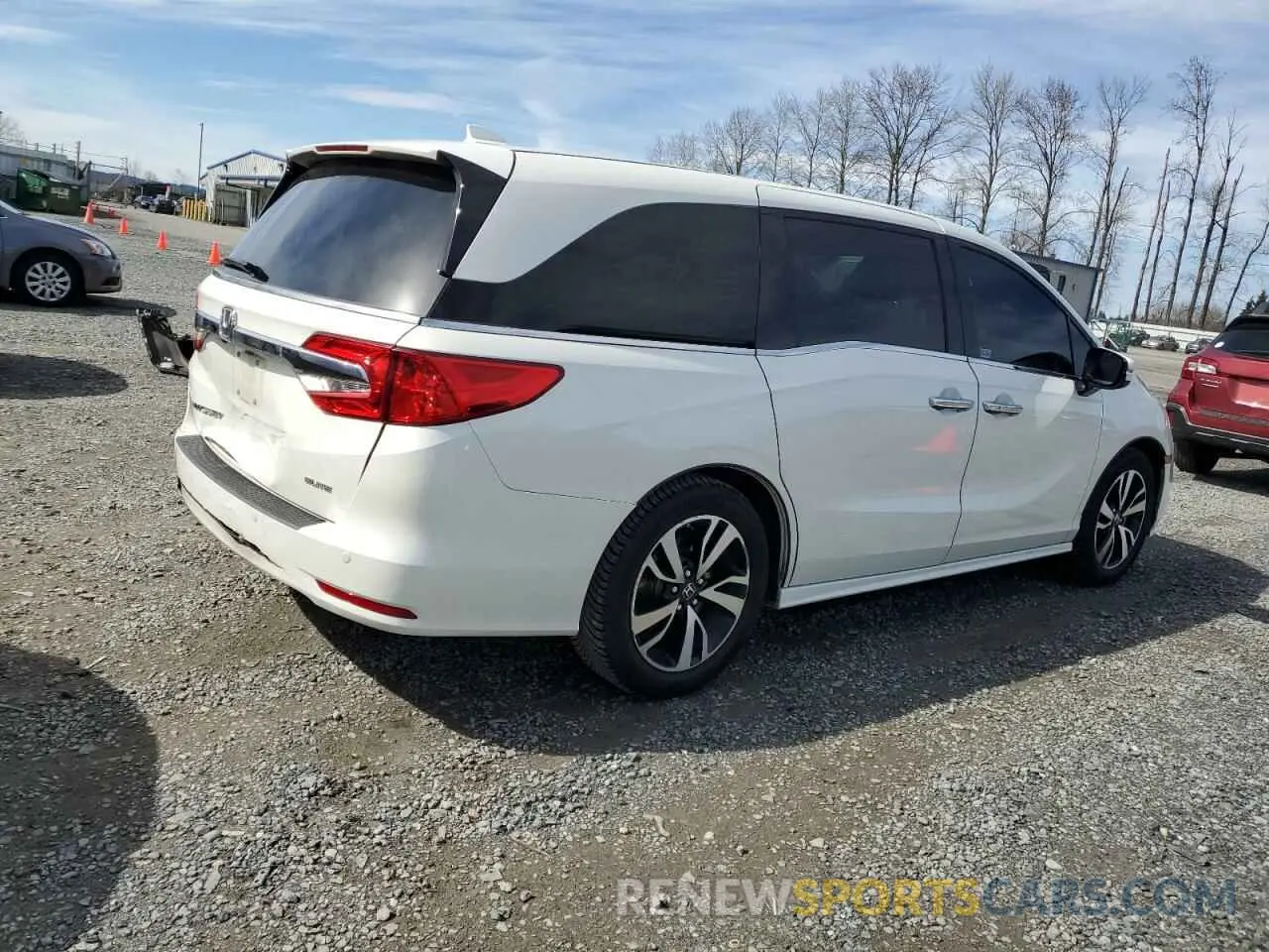 3 fotografías del automóvil dañado 5FNRL6H95KB022214 HONDA ODYSSEY 2019