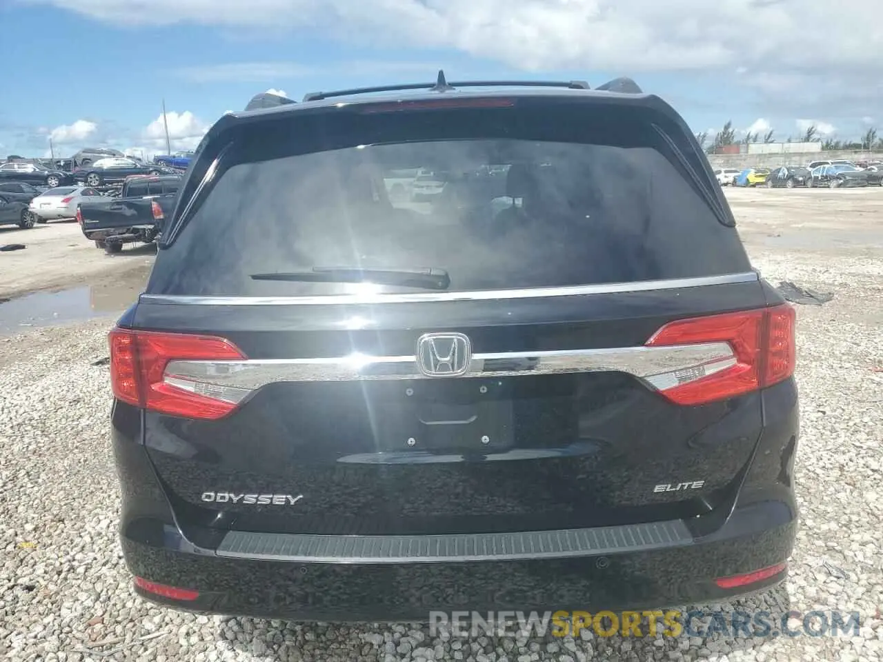 6 fotografías del automóvil dañado 5FNRL6H96KB019323 HONDA ODYSSEY 2019