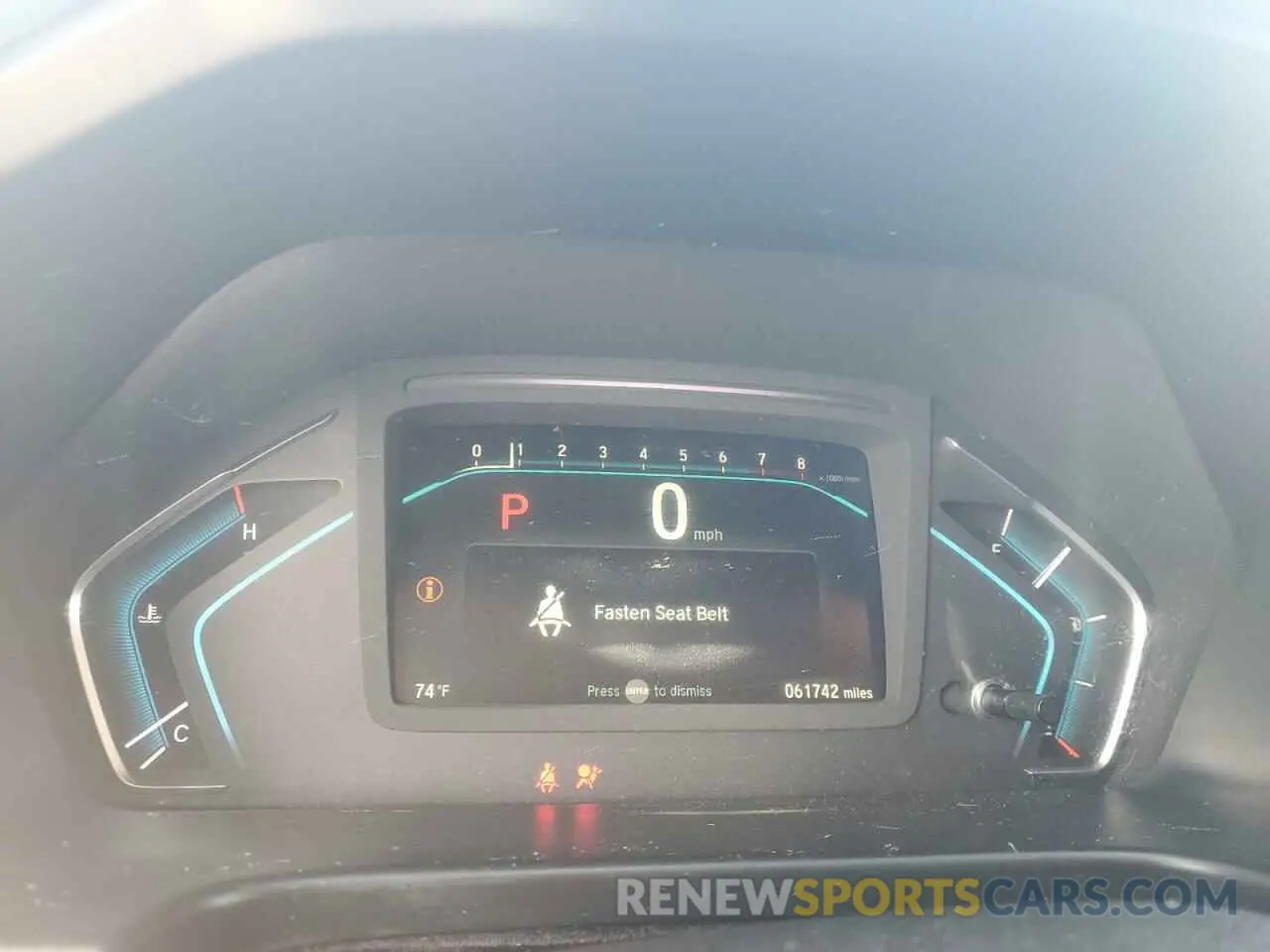9 fotografías del automóvil dañado 5FNRL6H96KB019323 HONDA ODYSSEY 2019