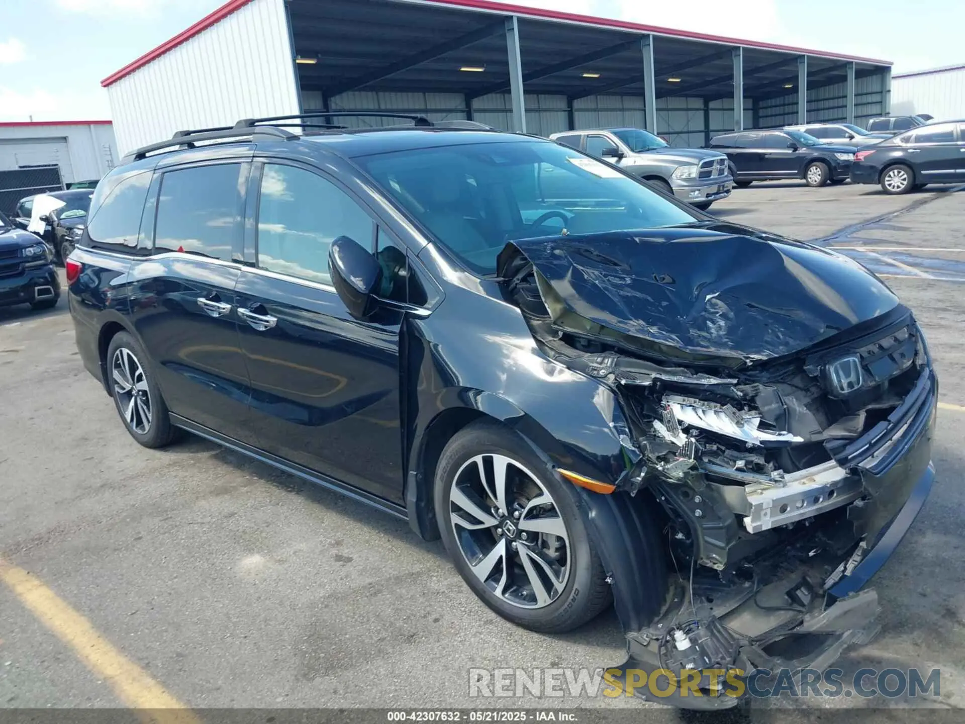 1 fotografías del automóvil dañado 5FNRL6H96KB063676 HONDA ODYSSEY 2019
