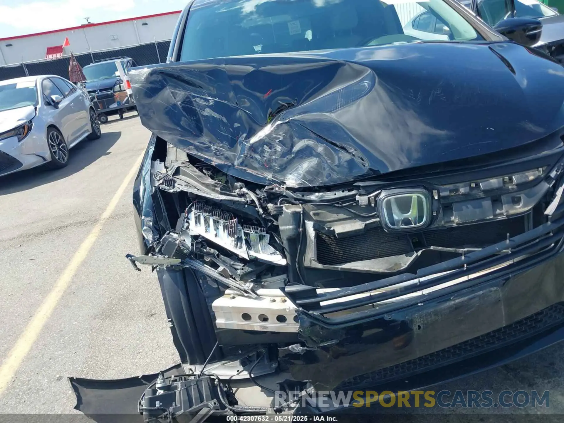 6 fotografías del automóvil dañado 5FNRL6H96KB063676 HONDA ODYSSEY 2019