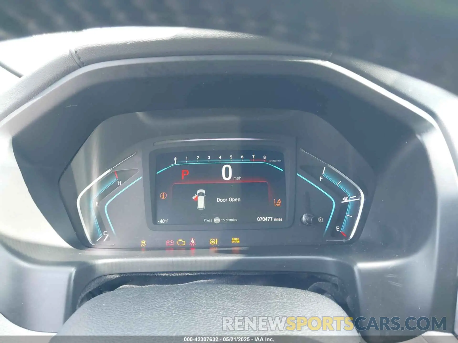 7 fotografías del automóvil dañado 5FNRL6H96KB063676 HONDA ODYSSEY 2019