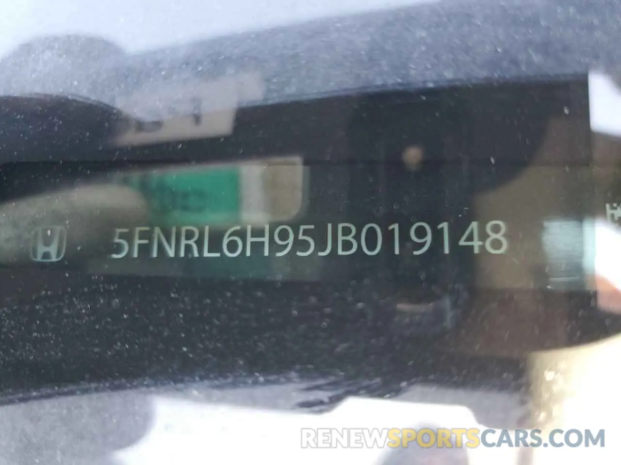 13 fotografías del automóvil dañado 5FNRL6H98KB004399 HONDA ODYSSEY 2019