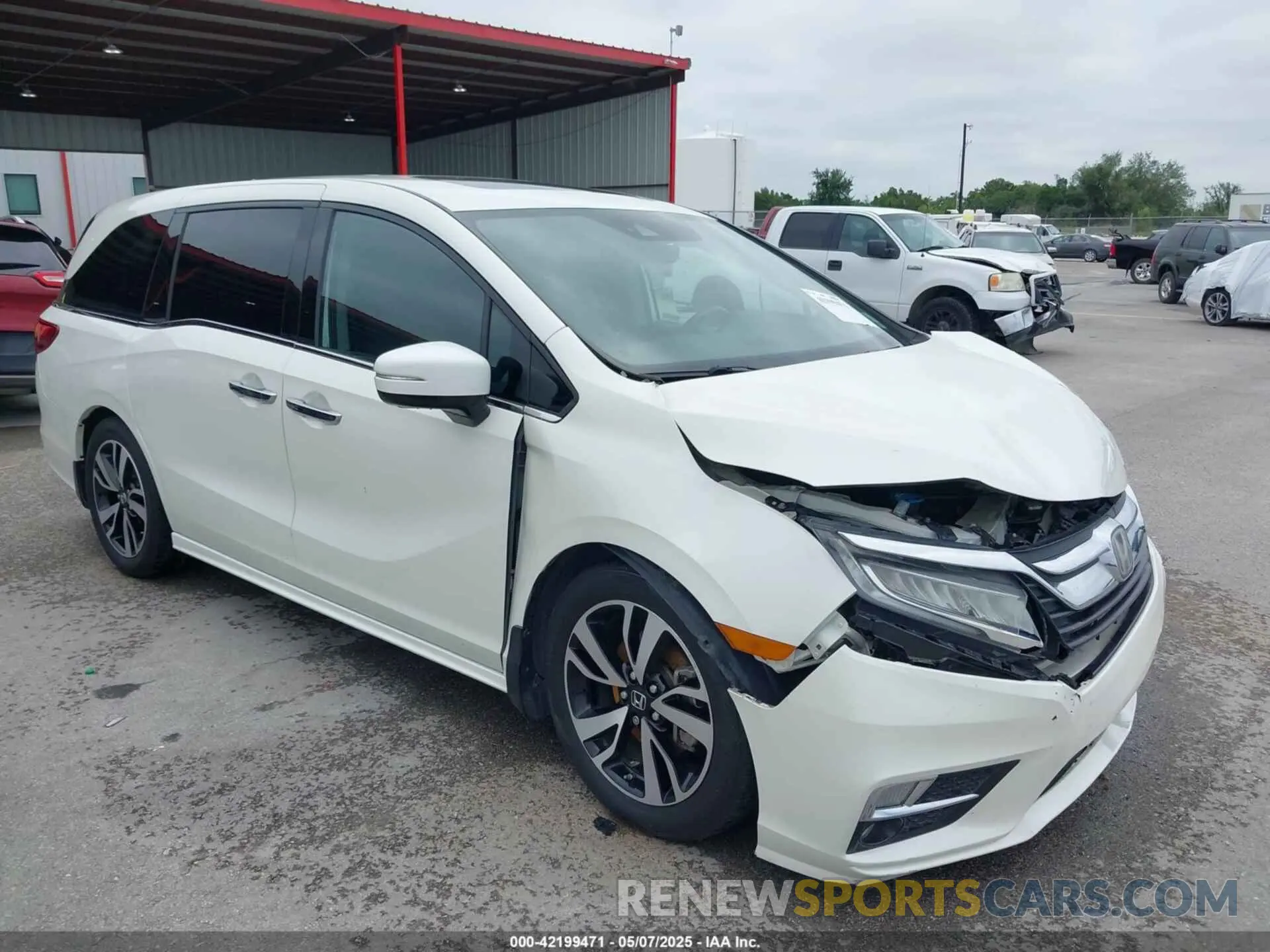1 fotografías del automóvil dañado 5FNRL6H98KB062058 HONDA ODYSSEY 2019