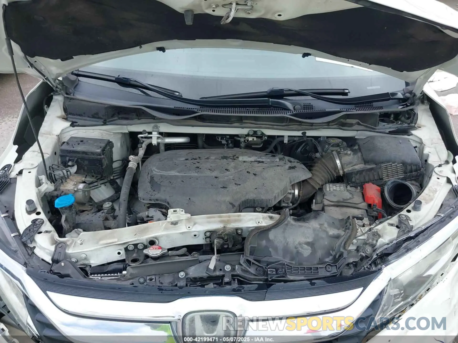 10 fotografías del automóvil dañado 5FNRL6H98KB062058 HONDA ODYSSEY 2019