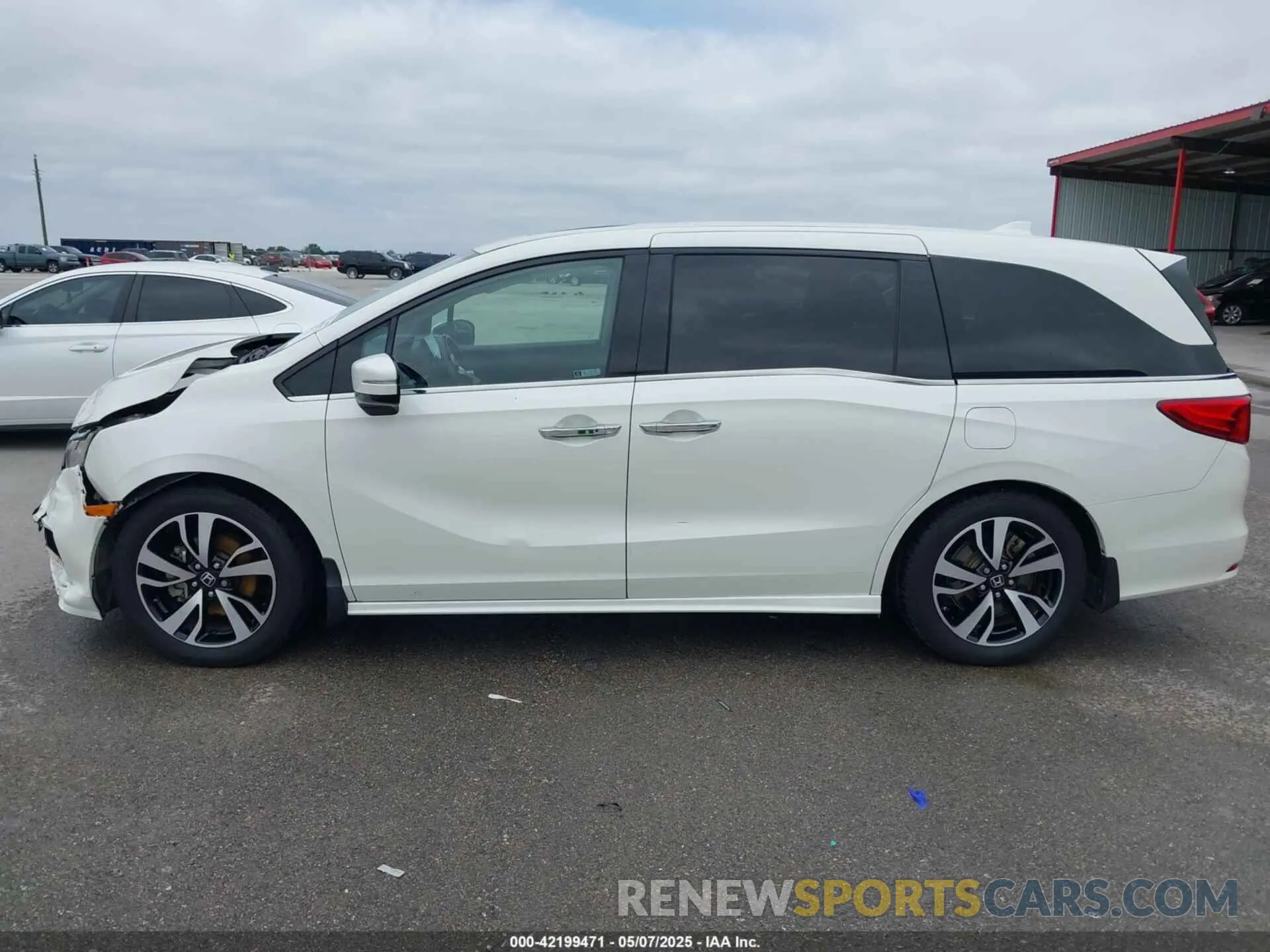 14 fotografías del automóvil dañado 5FNRL6H98KB062058 HONDA ODYSSEY 2019
