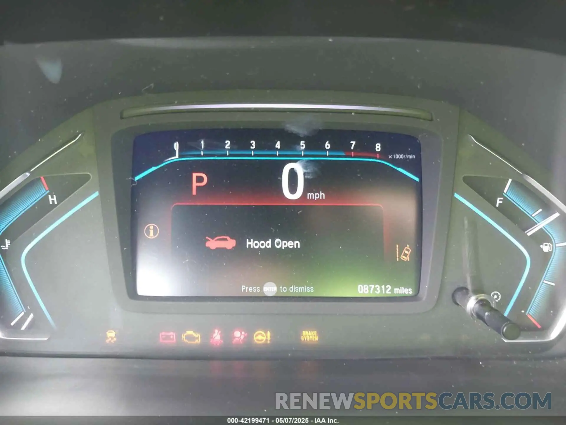 7 fotografías del automóvil dañado 5FNRL6H98KB062058 HONDA ODYSSEY 2019
