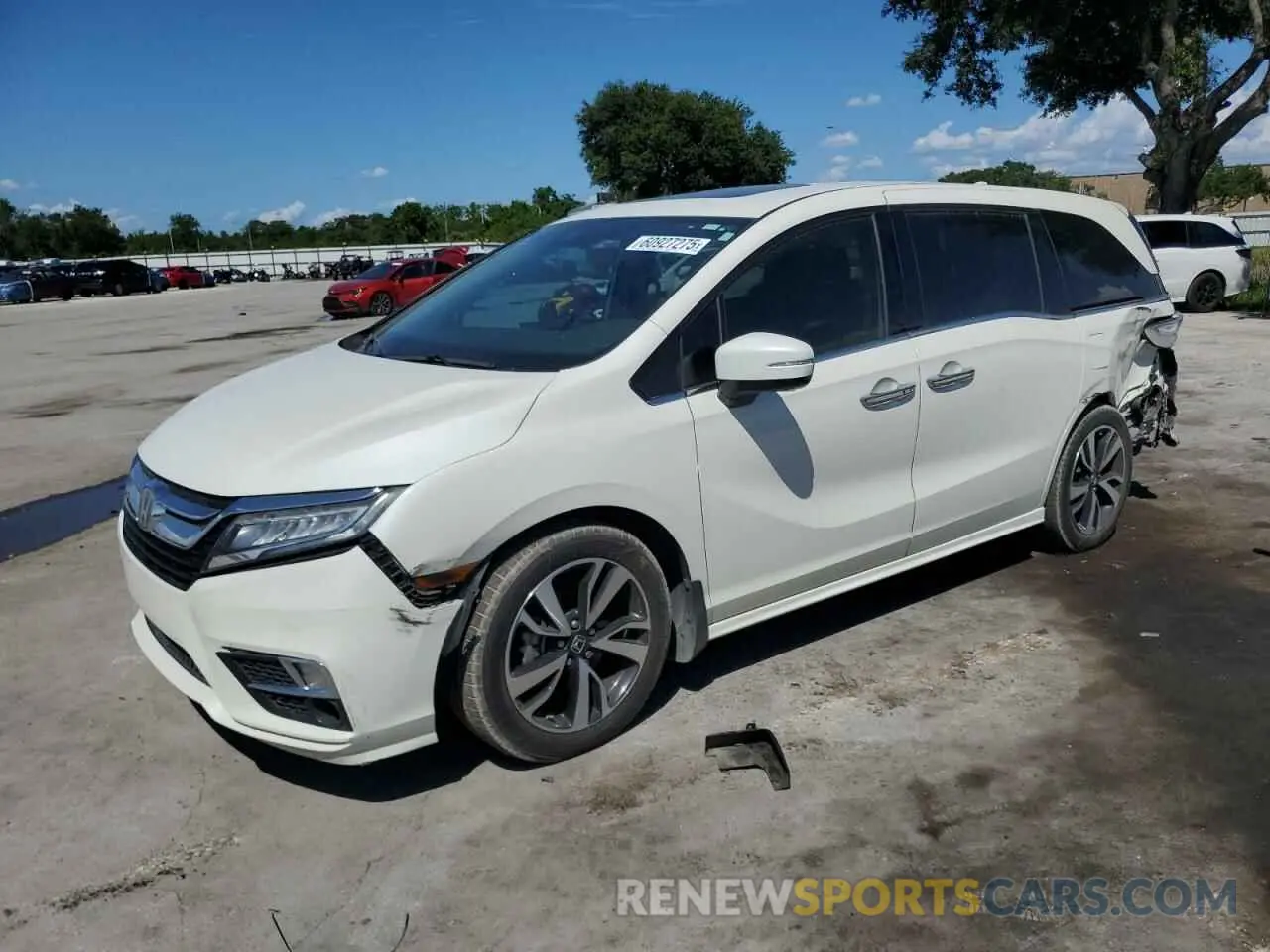 1 fotografías del automóvil dañado 5FNRL6H98KB091527 HONDA ODYSSEY 2019