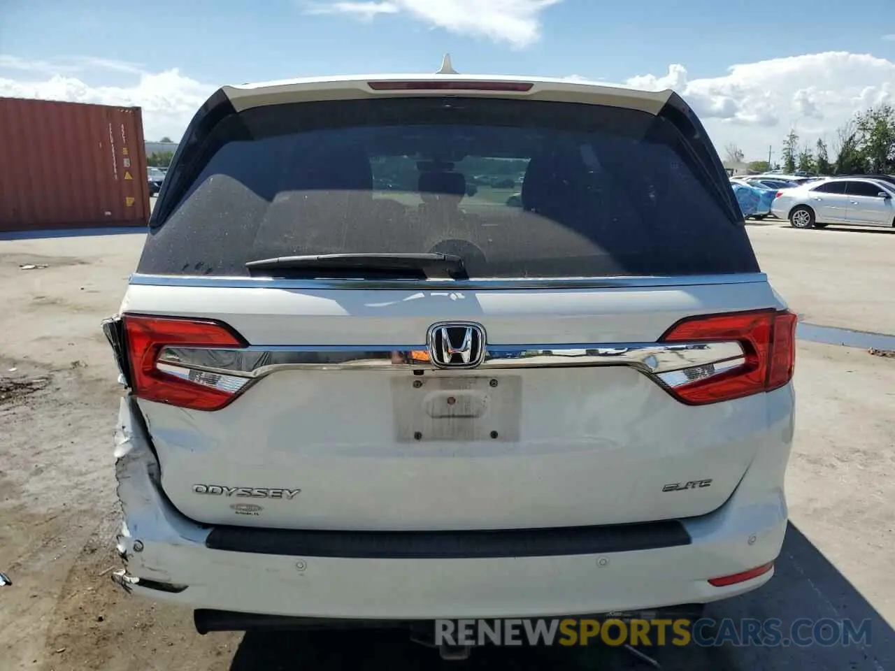 6 fotografías del automóvil dañado 5FNRL6H98KB091527 HONDA ODYSSEY 2019