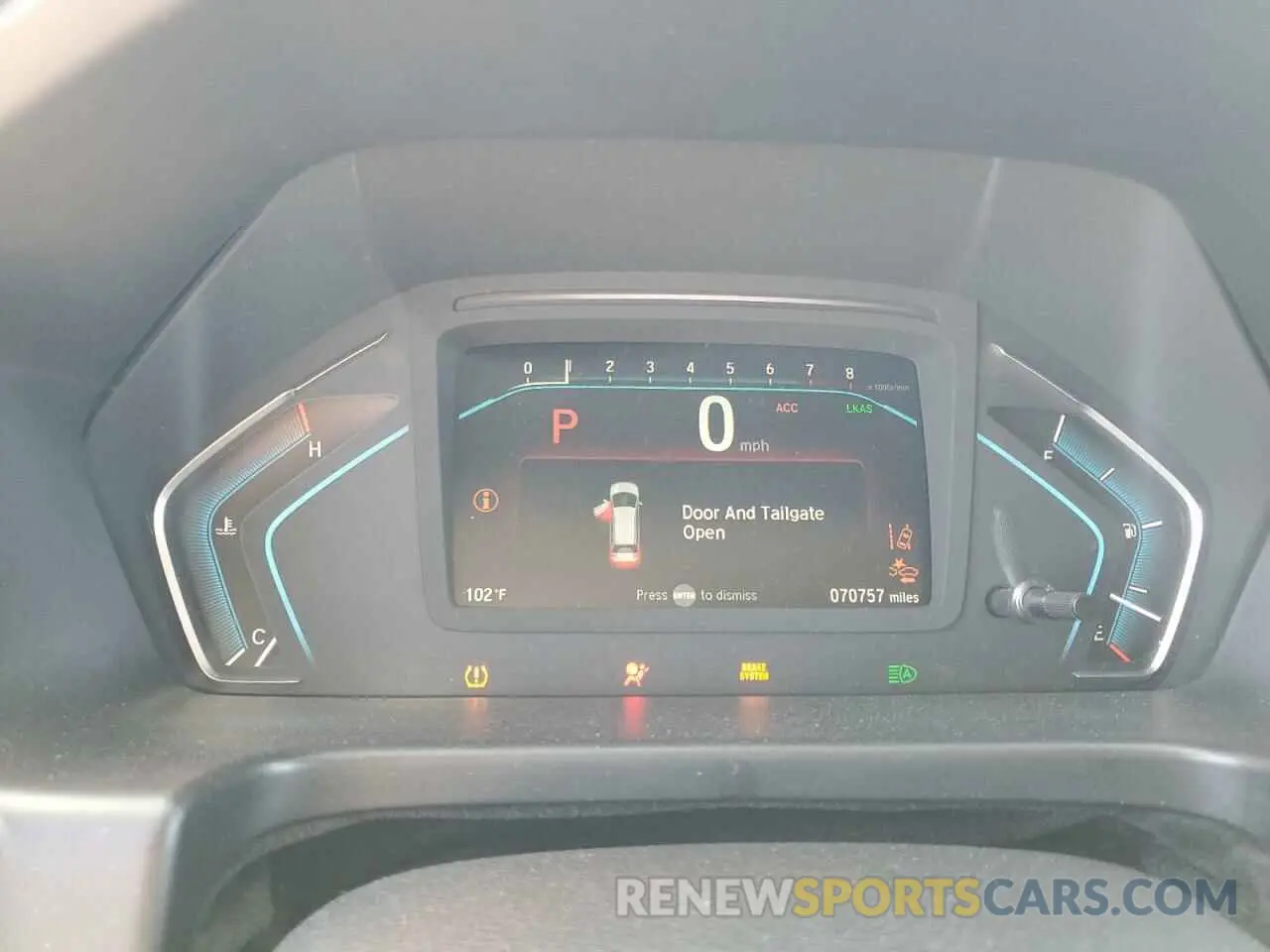 9 fotografías del automóvil dañado 5FNRL6H98KB091527 HONDA ODYSSEY 2019