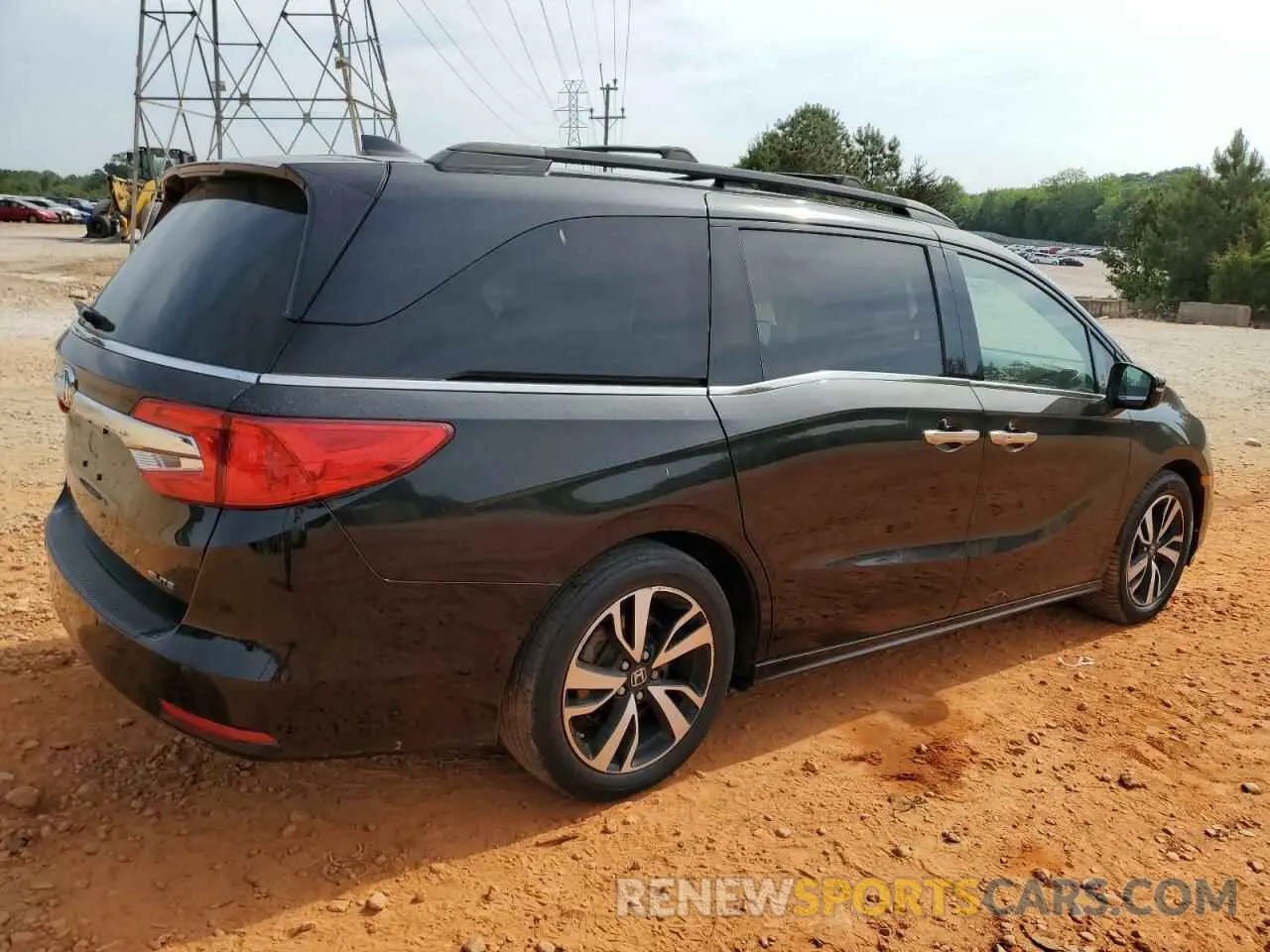 3 fotografías del automóvil dañado 5FNRL6H99KB008204 HONDA ODYSSEY 2019