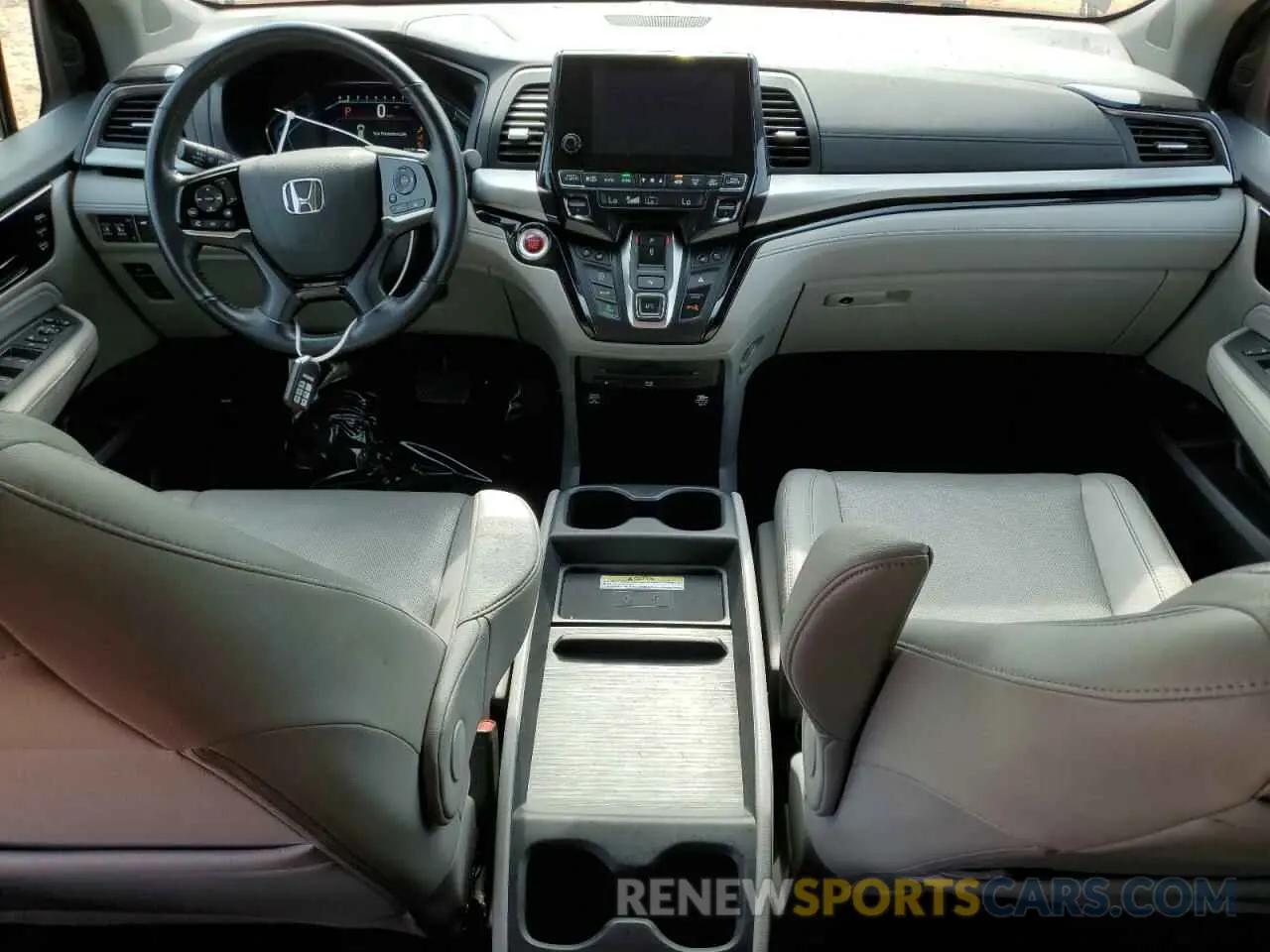 8 fotografías del automóvil dañado 5FNRL6H99KB008204 HONDA ODYSSEY 2019