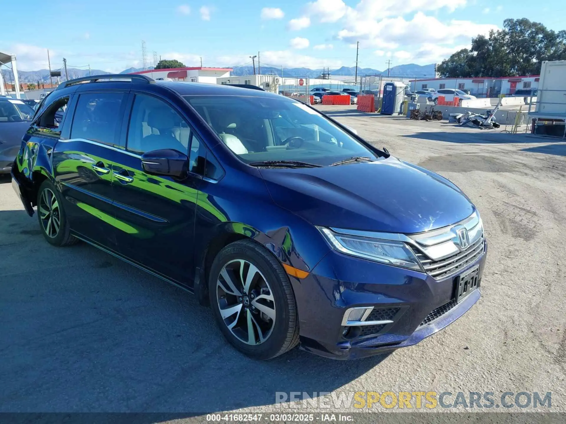 1 fotografías del automóvil dañado 5FNRL6H99KB051652 HONDA ODYSSEY 2019