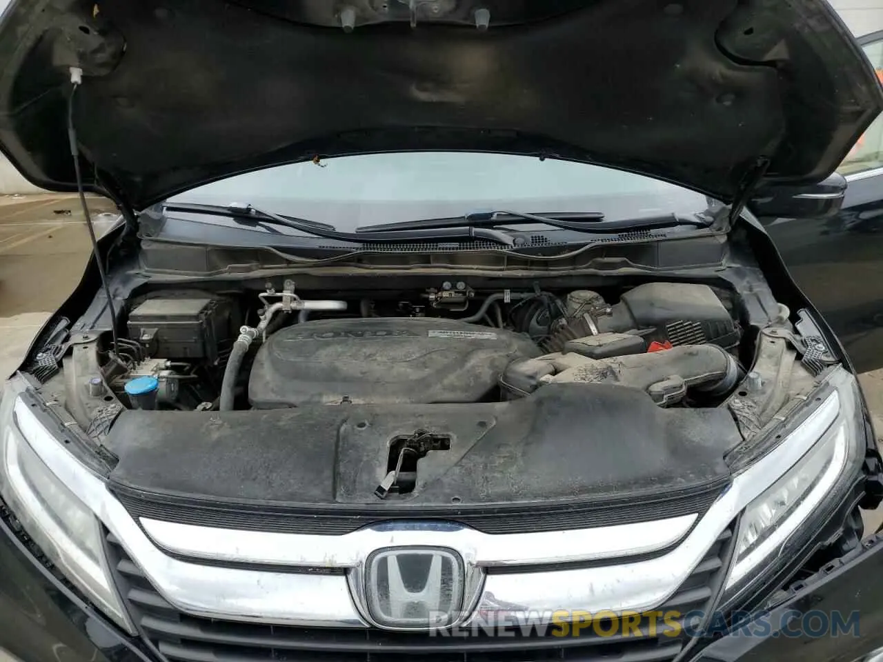 12 fotografías del automóvil dañado 5FNRL6H9XKB089956 HONDA ODYSSEY 2019