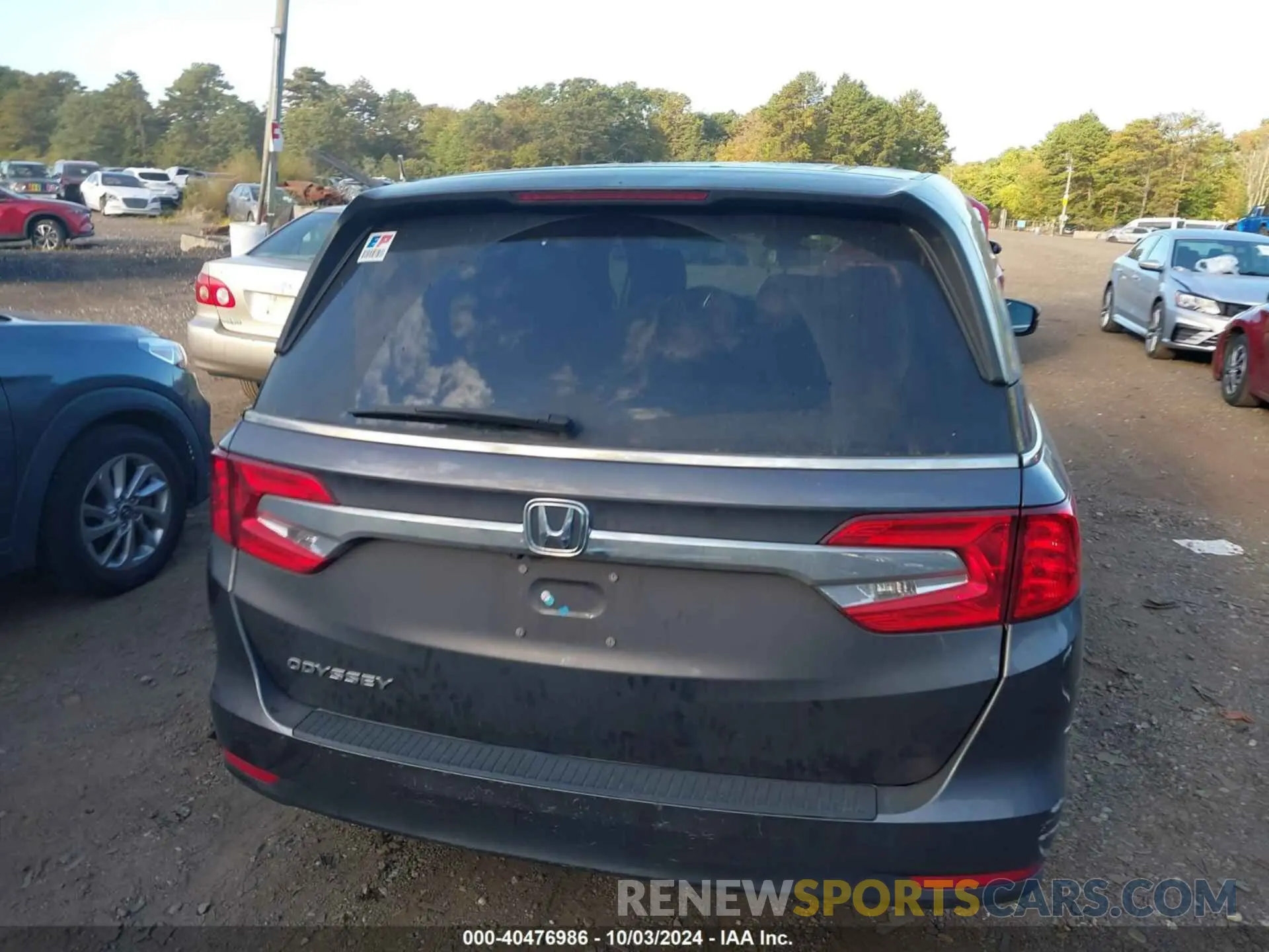 16 fotografías del automóvil dañado 5FNRL6H23LB008901 HONDA ODYSSEY 2020