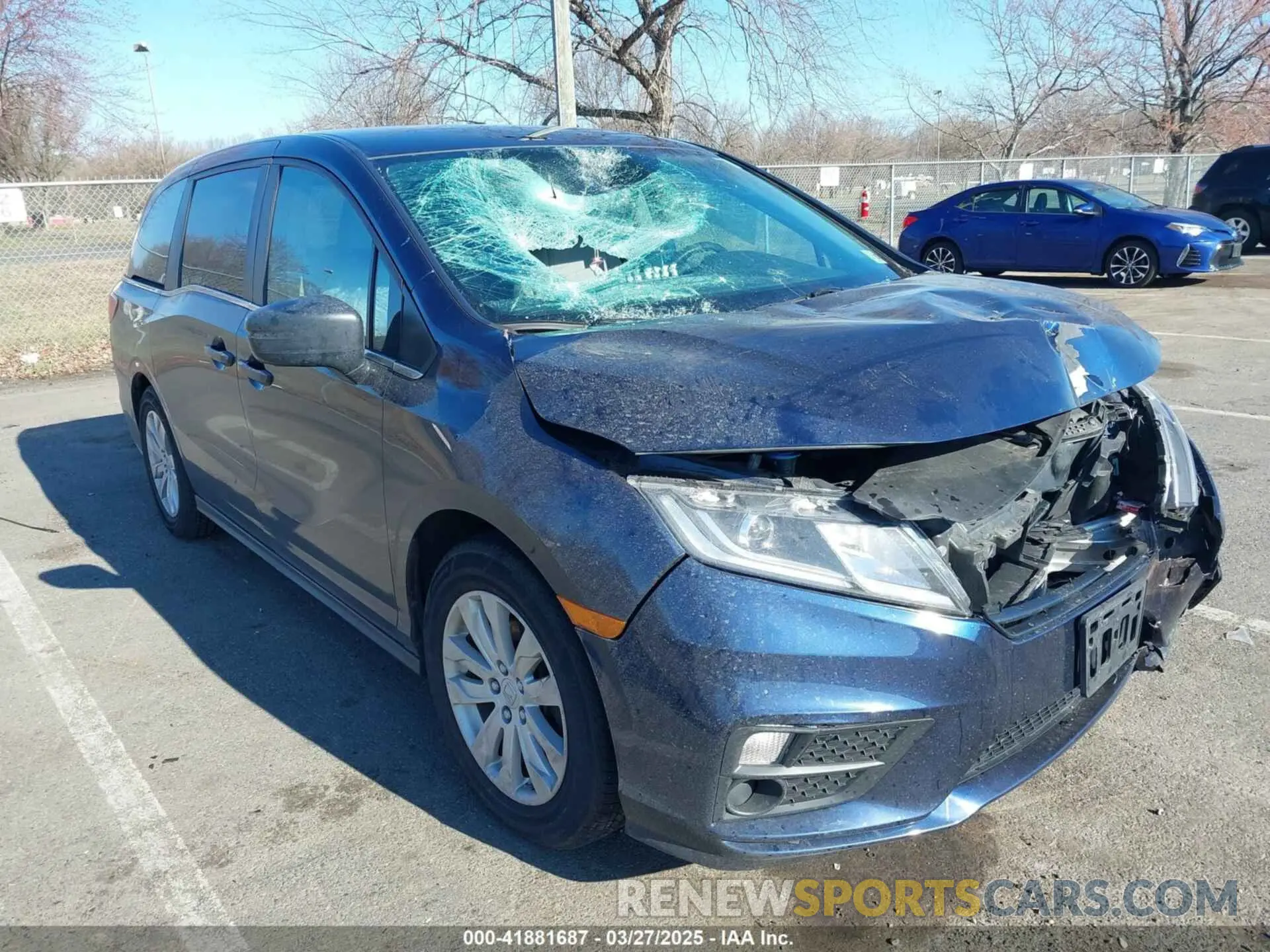1 fotografías del automóvil dañado 5FNRL6H27LB072505 HONDA ODYSSEY 2020
