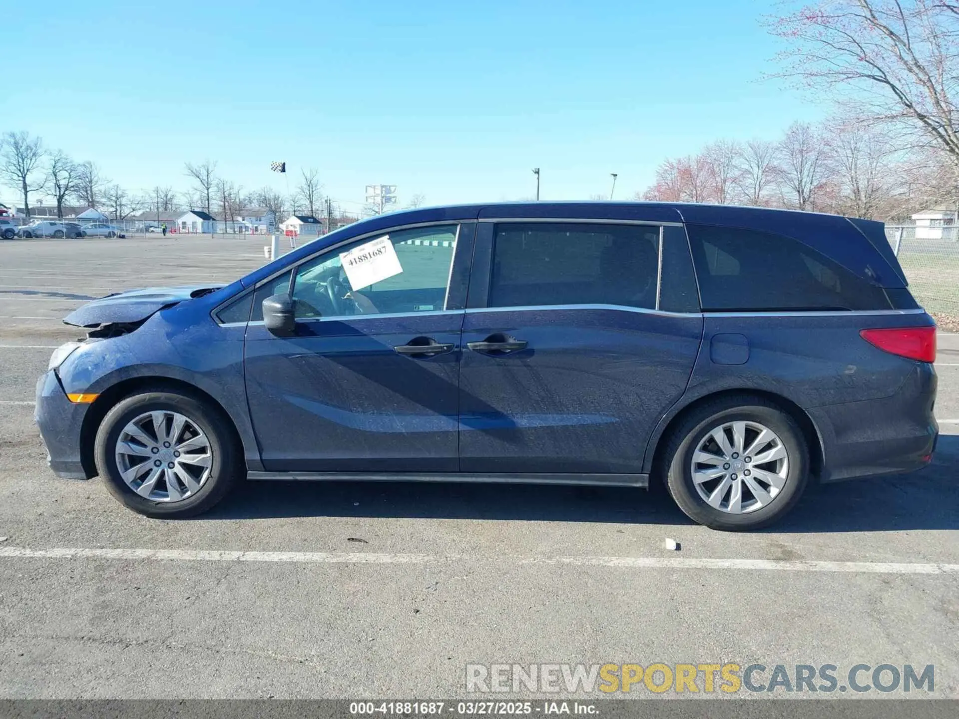 15 fotografías del automóvil dañado 5FNRL6H27LB072505 HONDA ODYSSEY 2020