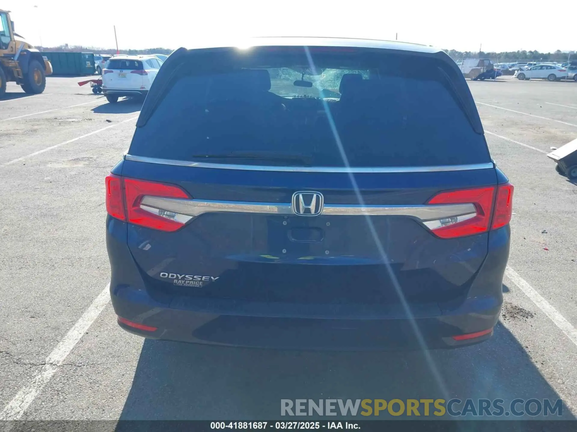 17 fotografías del automóvil dañado 5FNRL6H27LB072505 HONDA ODYSSEY 2020