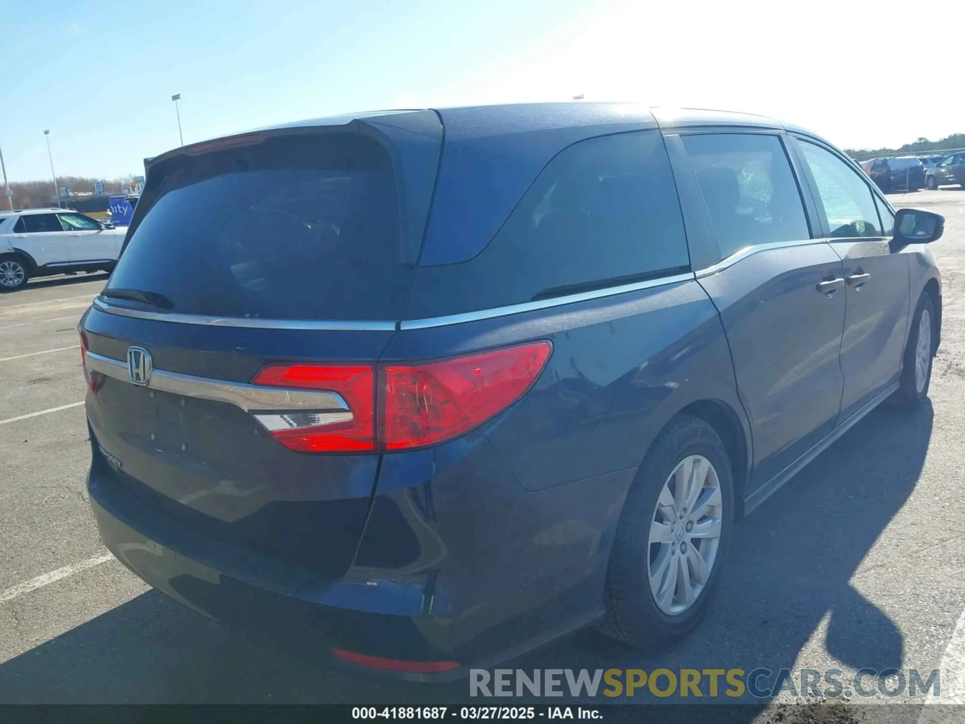 4 fotografías del automóvil dañado 5FNRL6H27LB072505 HONDA ODYSSEY 2020