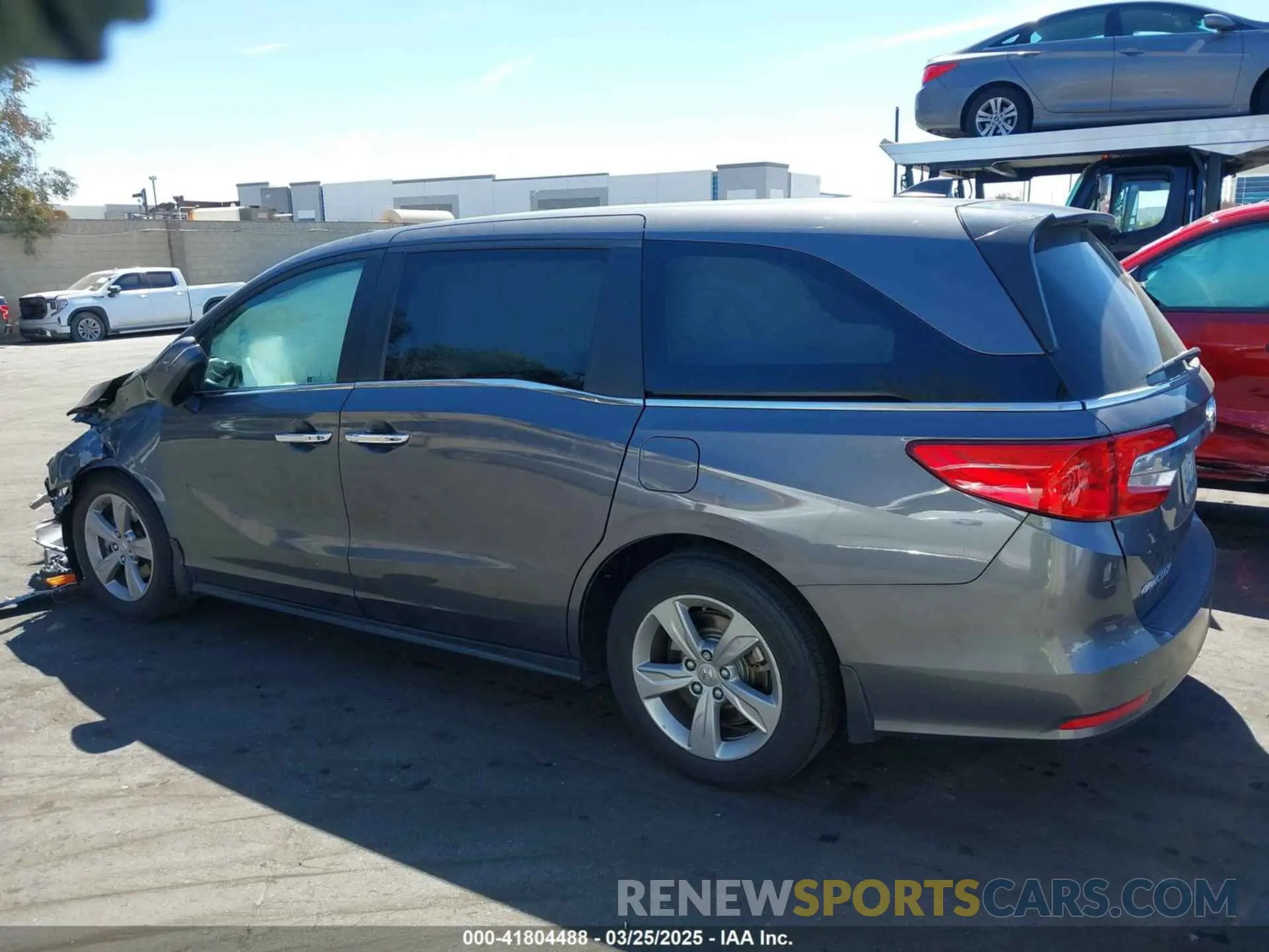 14 fotografías del automóvil dañado 5FNRL6H50LB025620 HONDA ODYSSEY 2020