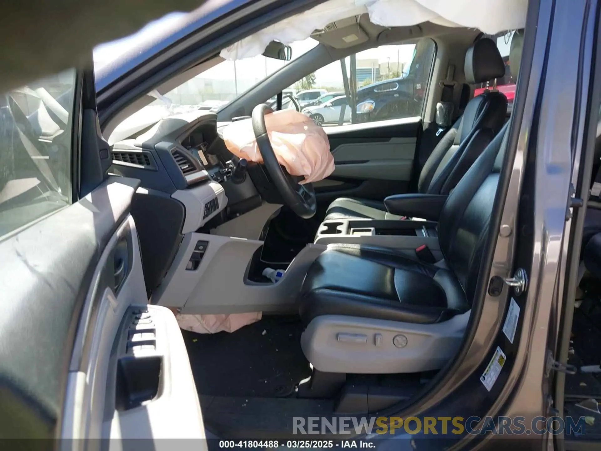 5 fotografías del automóvil dañado 5FNRL6H50LB025620 HONDA ODYSSEY 2020