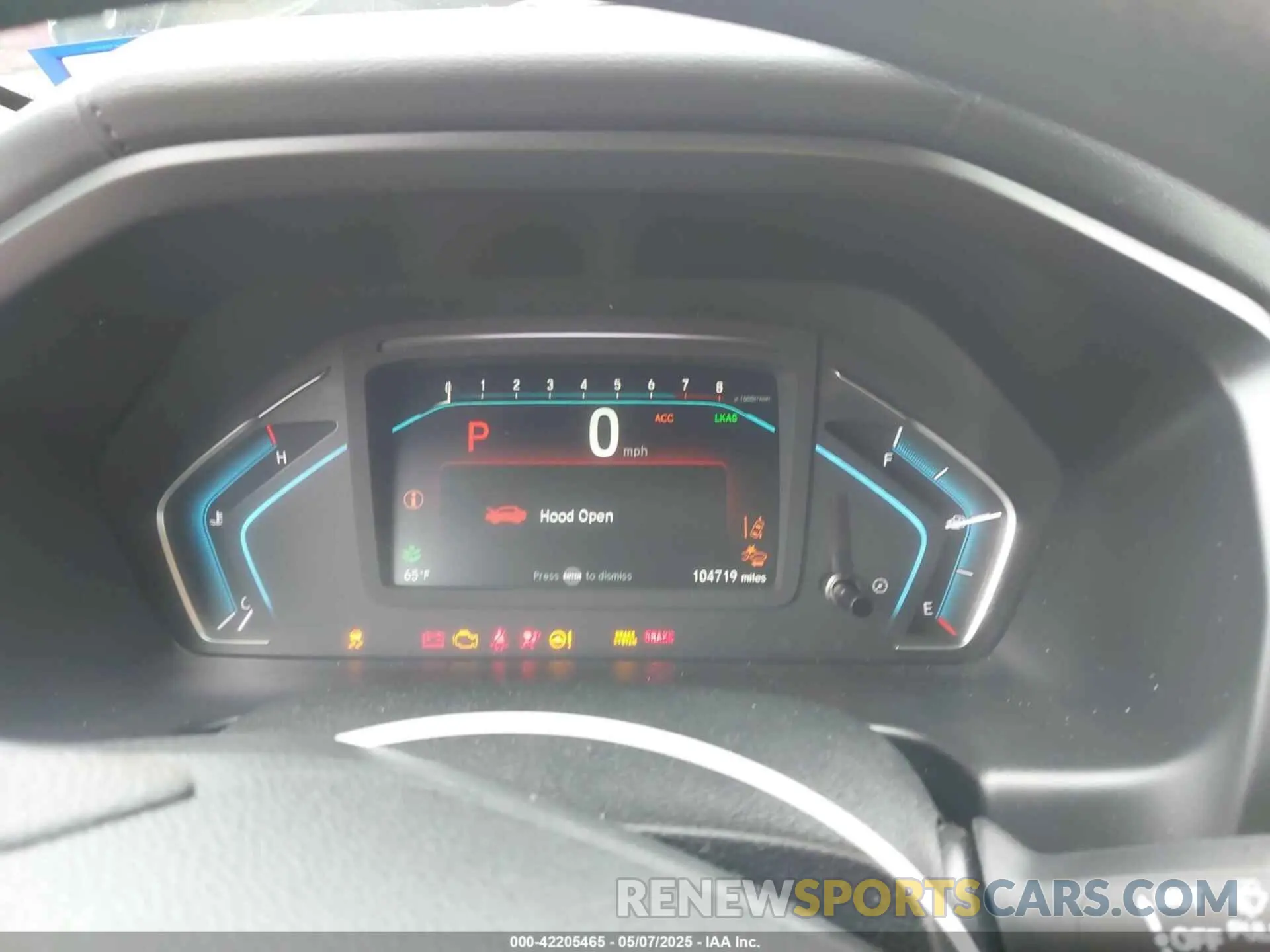 7 fotografías del automóvil dañado 5FNRL6H50LB055717 HONDA ODYSSEY 2020