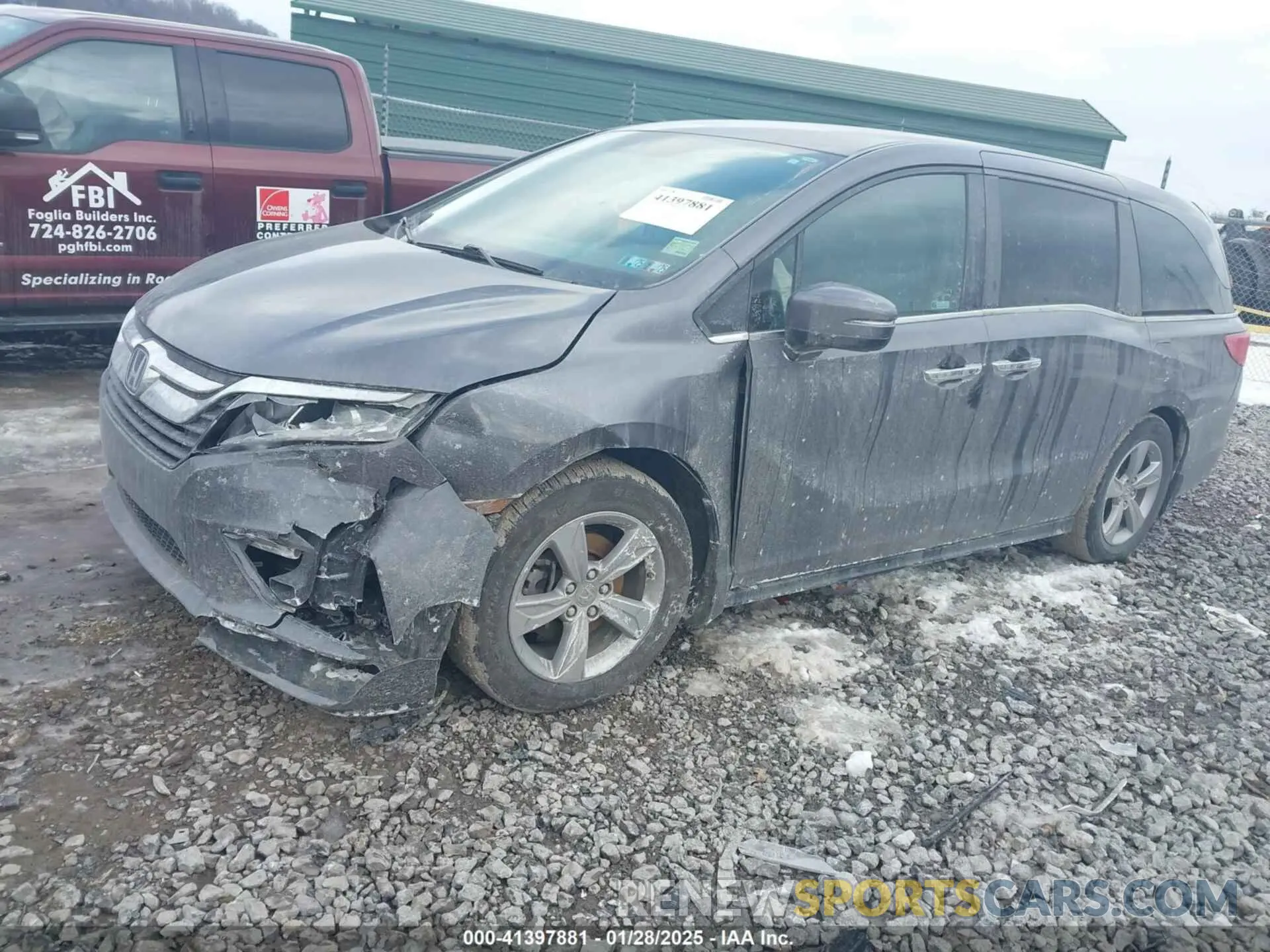 6 fotografías del automóvil dañado 5FNRL6H51LB011421 HONDA ODYSSEY 2020