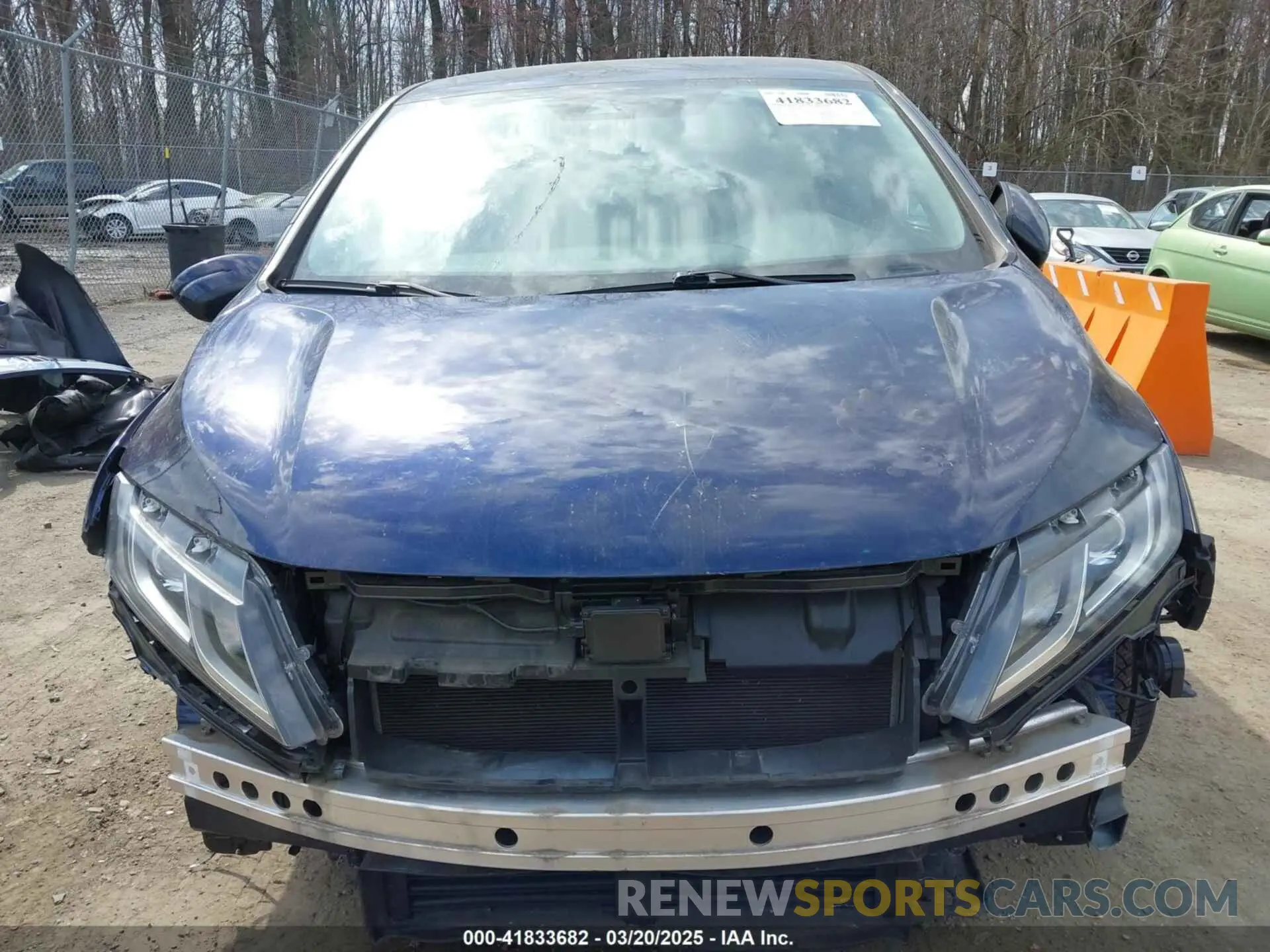 12 fotografías del automóvil dañado 5FNRL6H53LB027961 HONDA ODYSSEY 2020