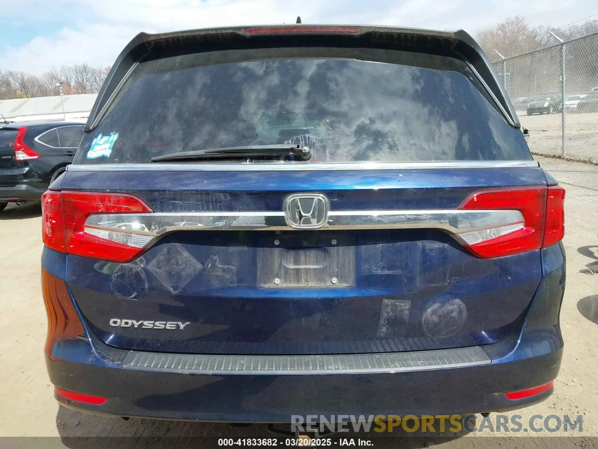 16 fotografías del automóvil dañado 5FNRL6H53LB027961 HONDA ODYSSEY 2020