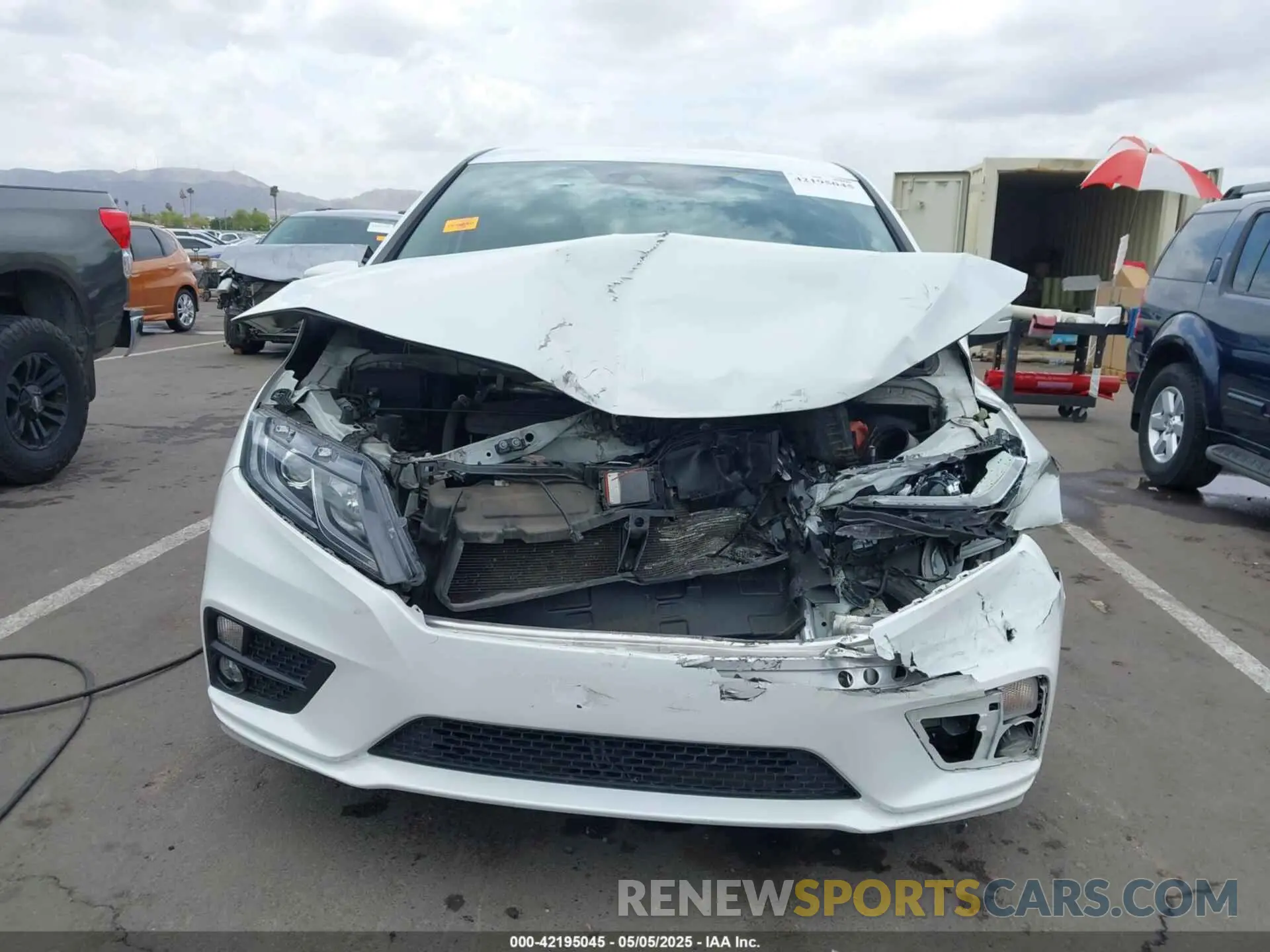6 fotografías del automóvil dañado 5FNRL6H53LB038099 HONDA ODYSSEY 2020