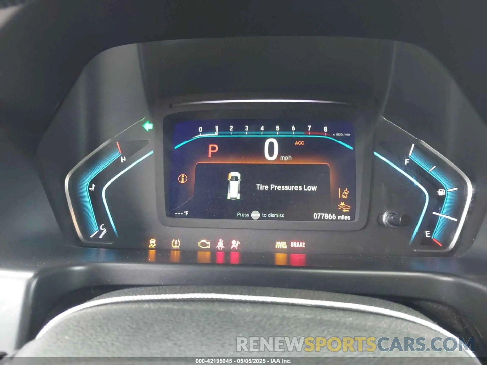 7 fotografías del automóvil dañado 5FNRL6H53LB038099 HONDA ODYSSEY 2020