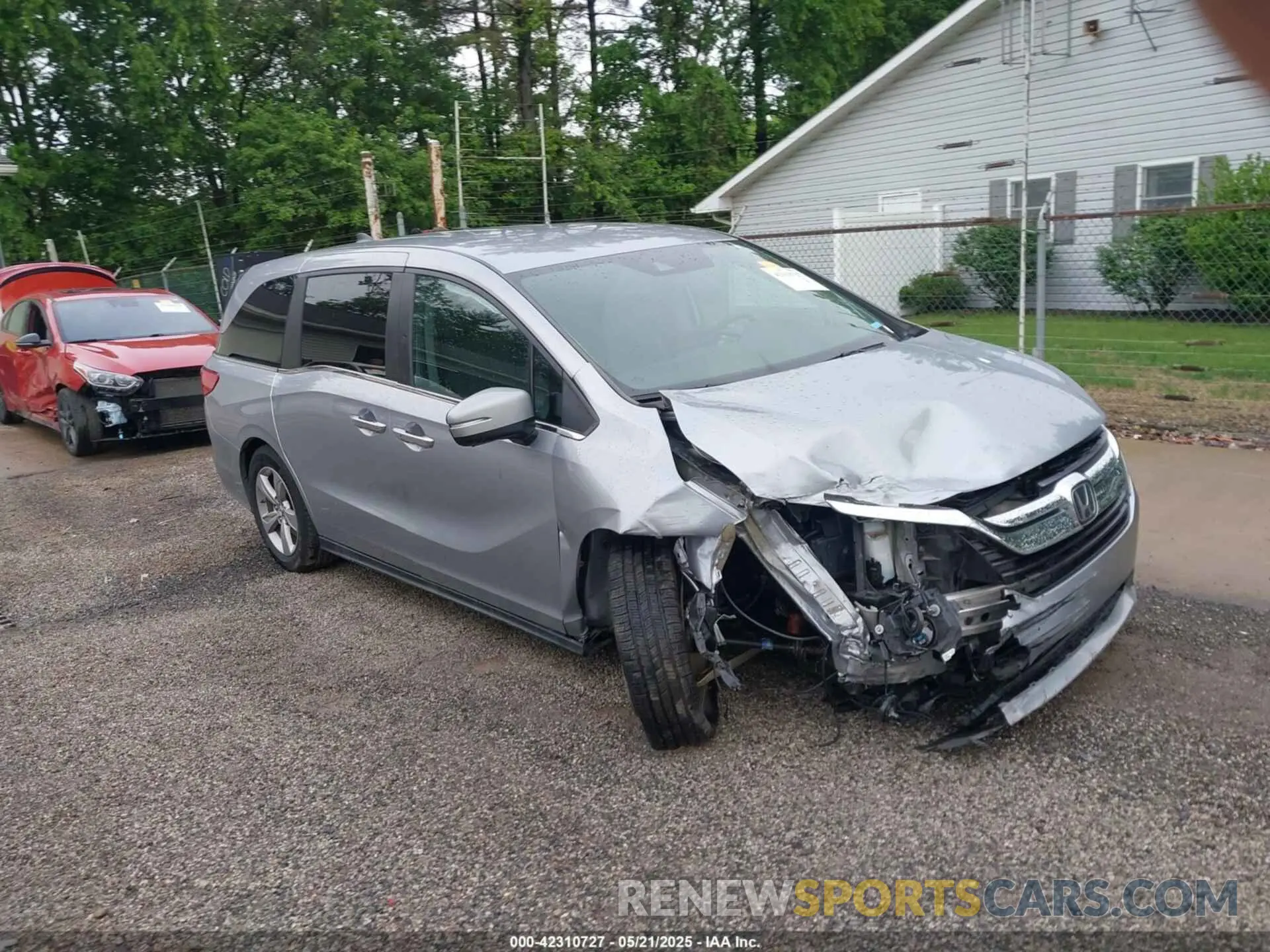 1 fotografías del automóvil dañado 5FNRL6H55LB056006 HONDA ODYSSEY 2020