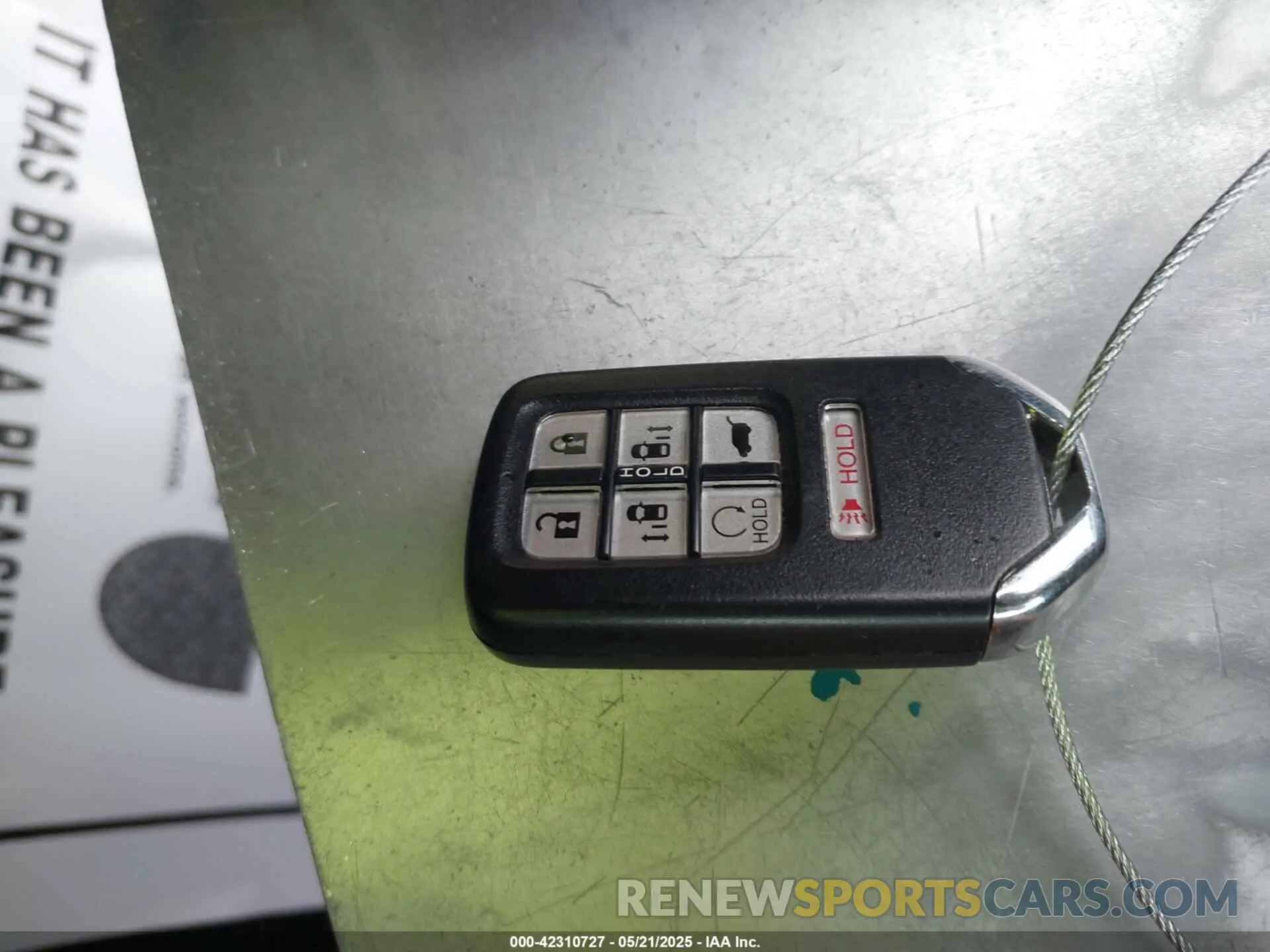 11 fotografías del automóvil dañado 5FNRL6H55LB056006 HONDA ODYSSEY 2020