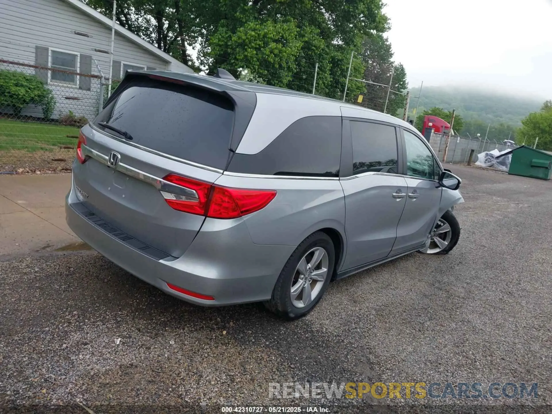 4 fotografías del automóvil dañado 5FNRL6H55LB056006 HONDA ODYSSEY 2020