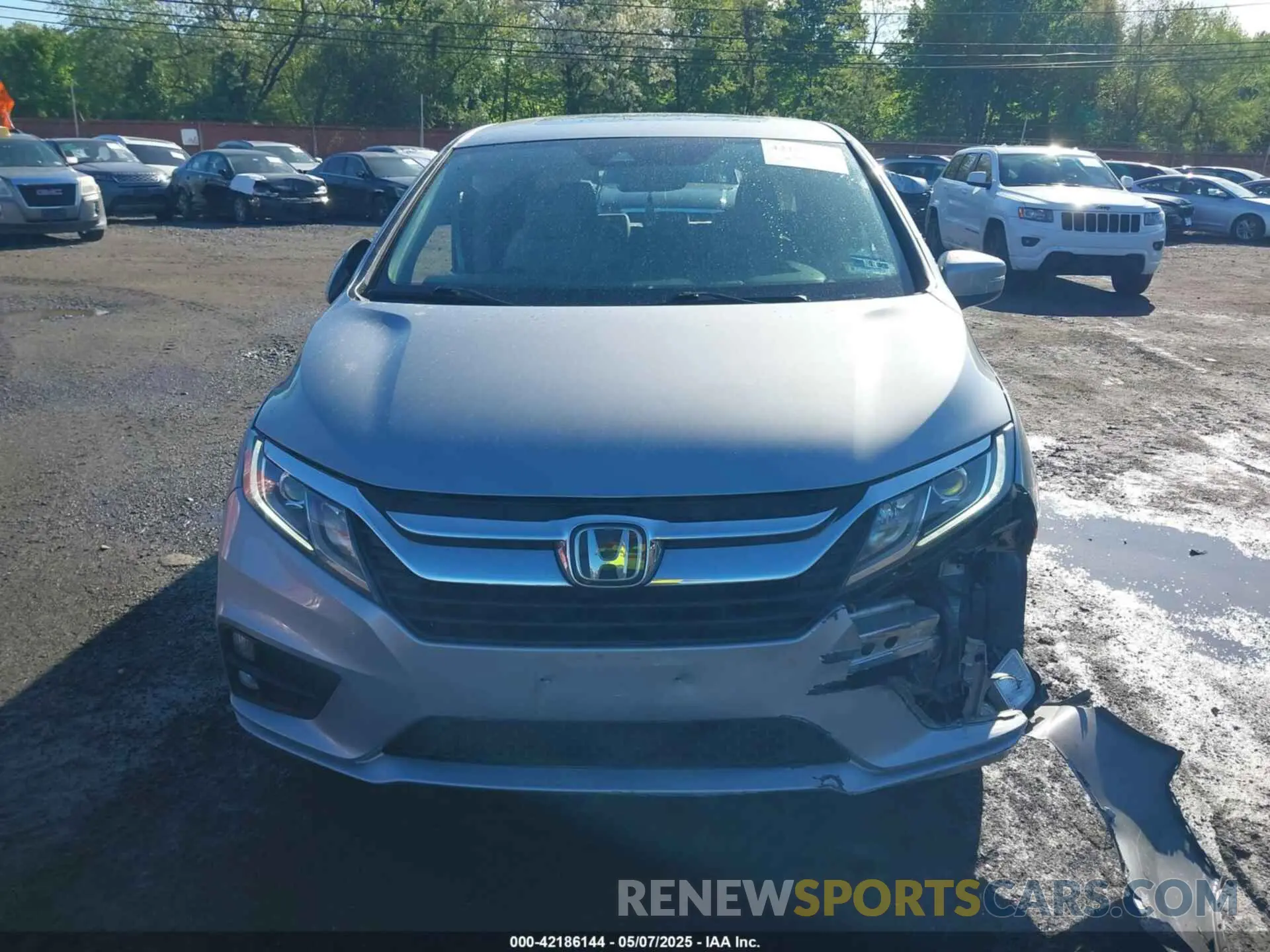 12 fotografías del automóvil dañado 5FNRL6H71LB069580 HONDA ODYSSEY 2020