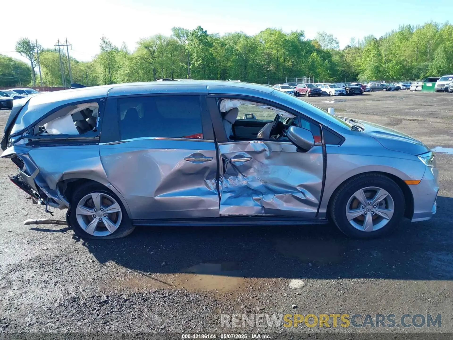 13 fotografías del automóvil dañado 5FNRL6H71LB069580 HONDA ODYSSEY 2020