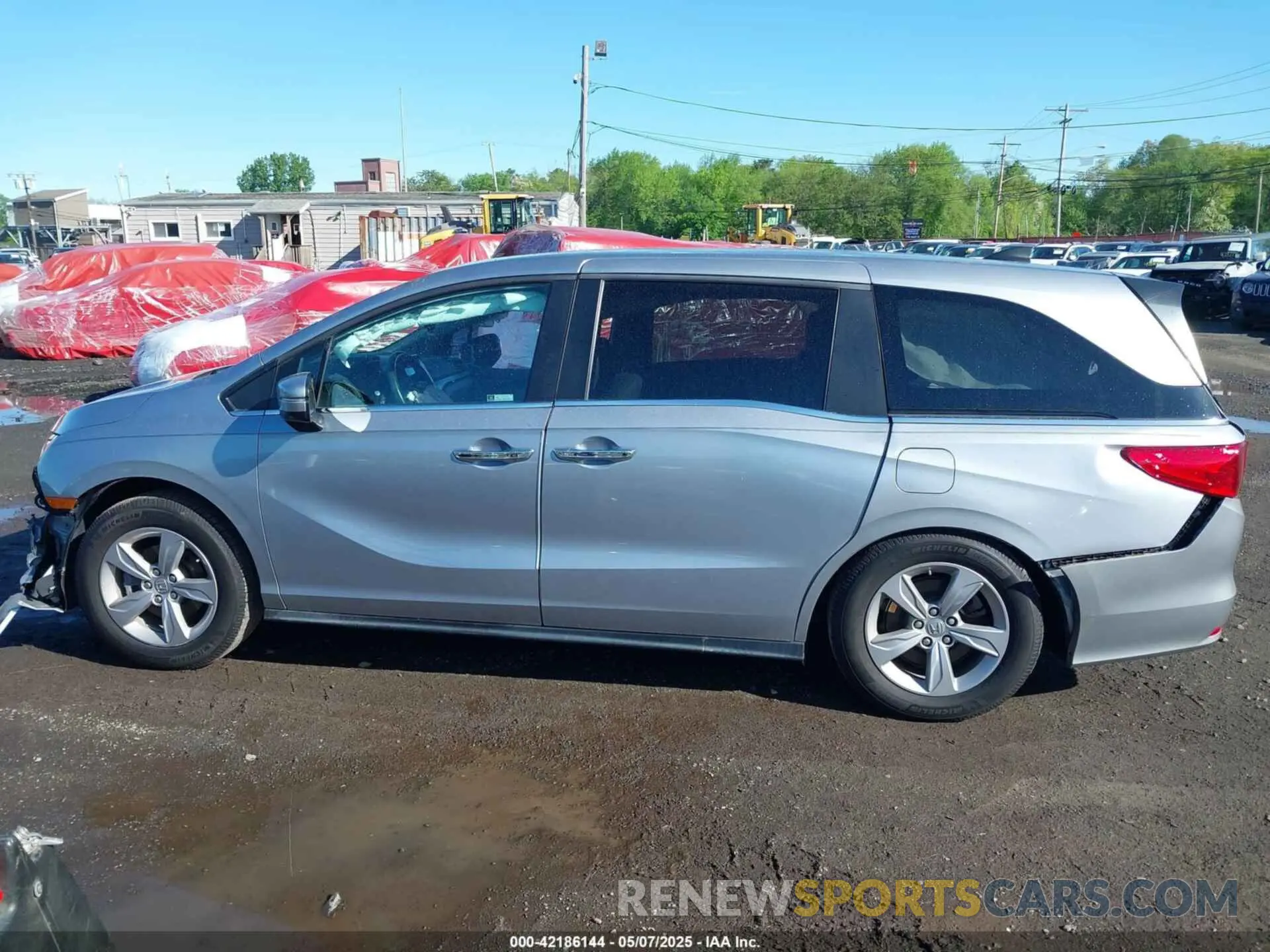 14 fotografías del automóvil dañado 5FNRL6H71LB069580 HONDA ODYSSEY 2020