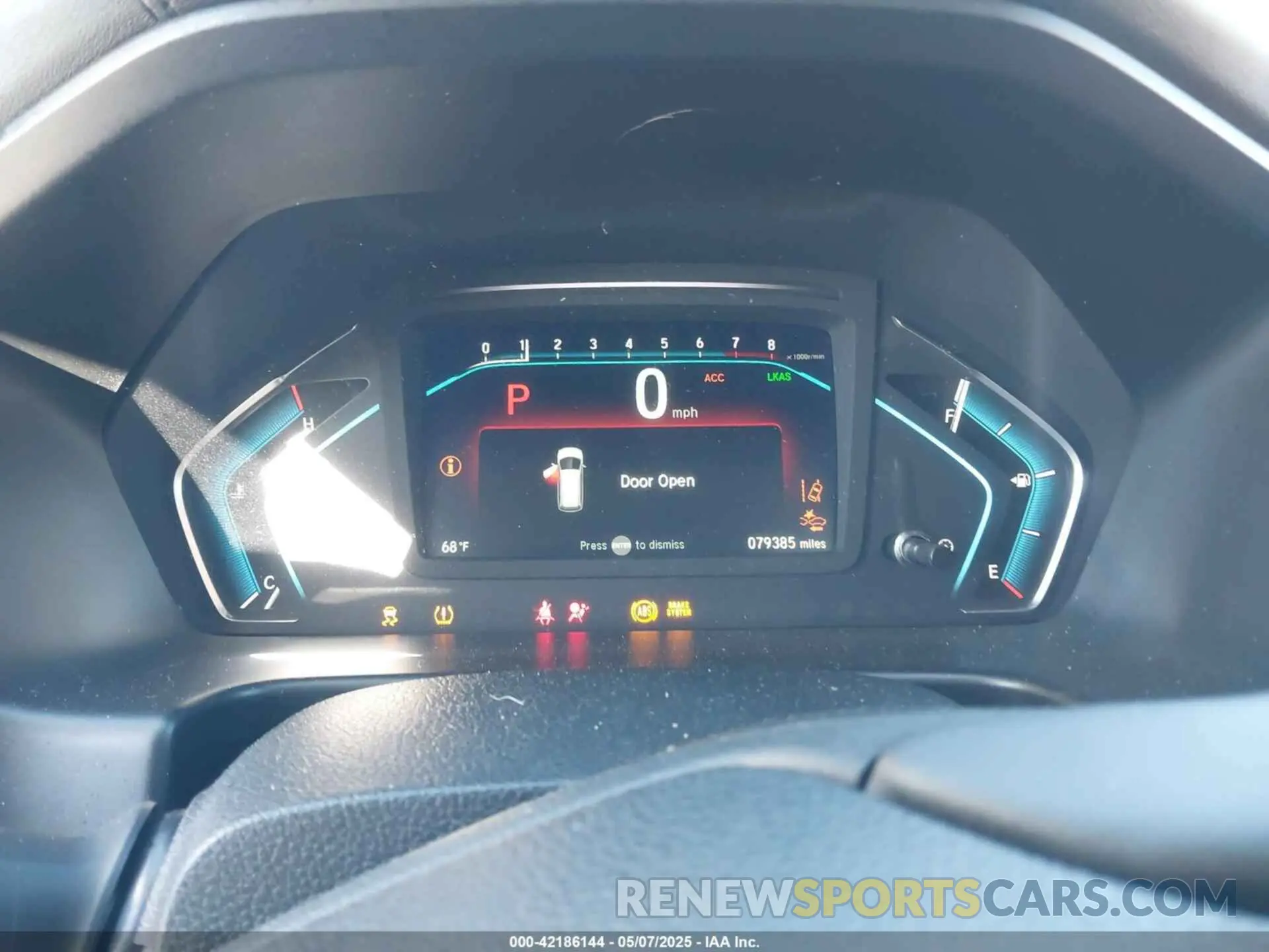 7 fotografías del automóvil dañado 5FNRL6H71LB069580 HONDA ODYSSEY 2020
