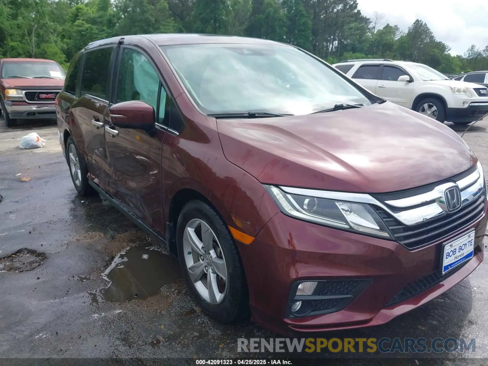 1 fotografías del automóvil dañado 5FNRL6H74LB041613 HONDA ODYSSEY 2020