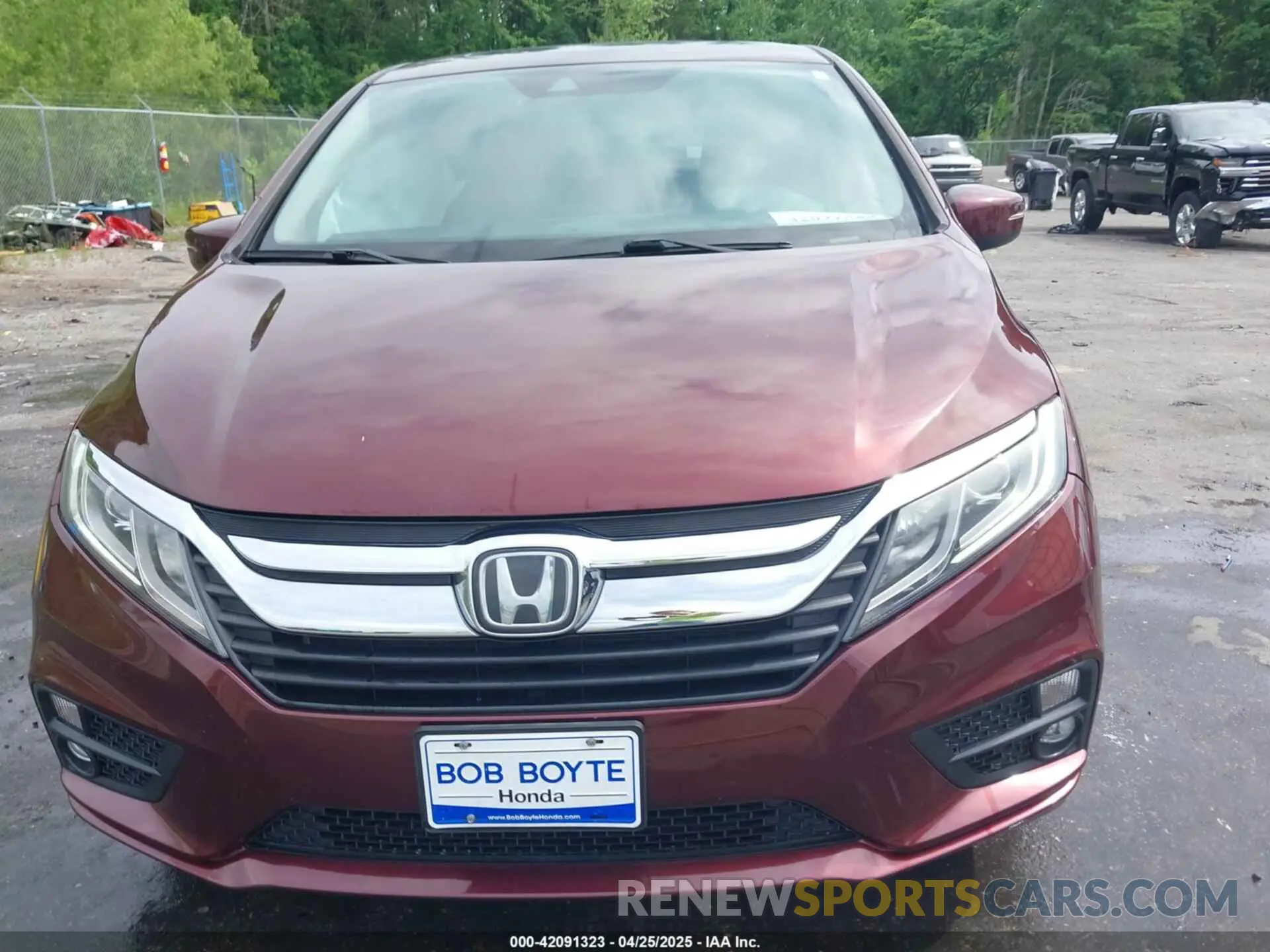 12 fotografías del automóvil dañado 5FNRL6H74LB041613 HONDA ODYSSEY 2020